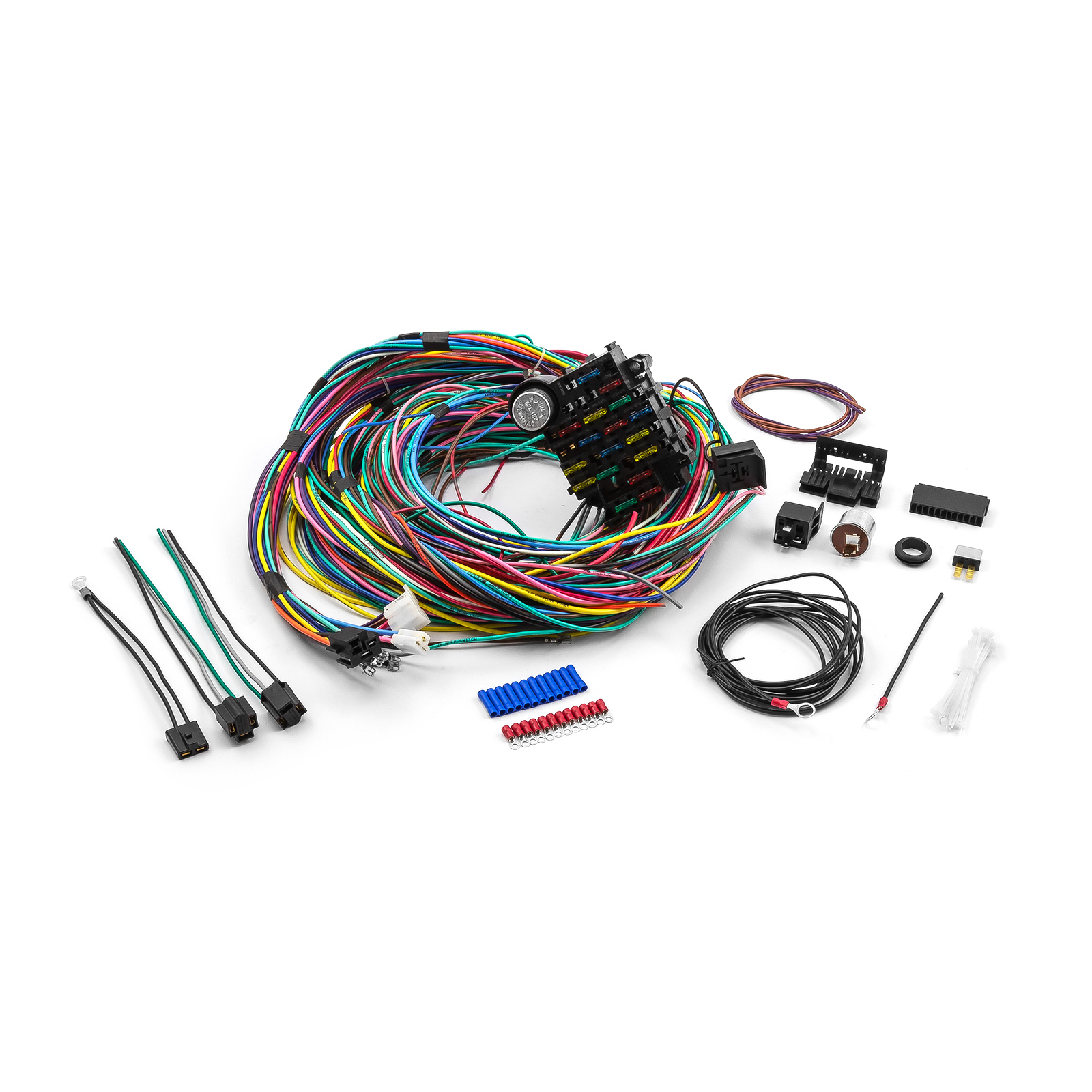 Speedmaster® PCE368.1013 Universal 21 Circuit Wiring Harness Kit Street Rod Hot Rod Race Car