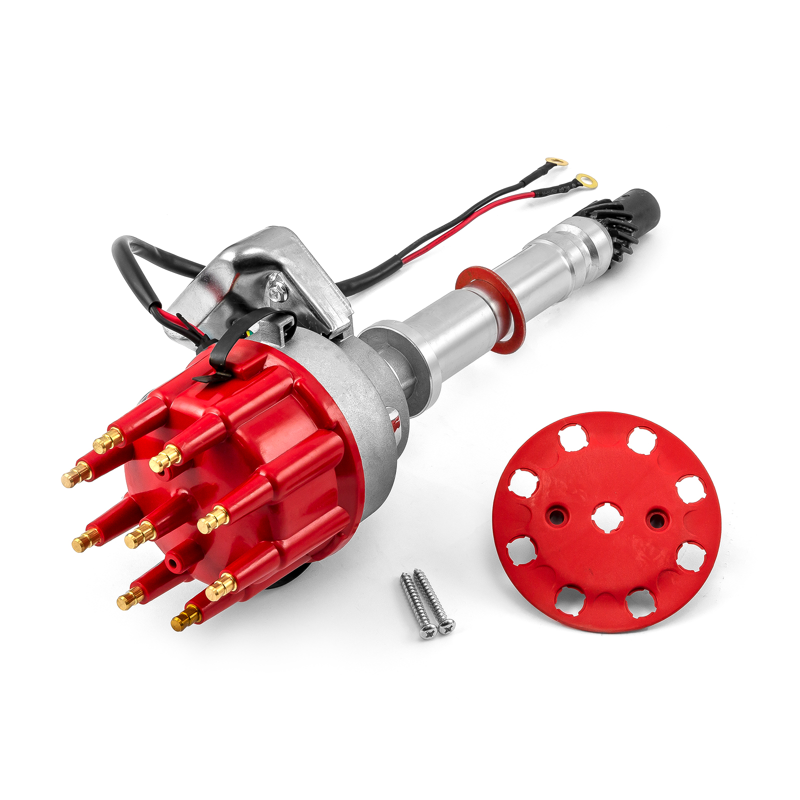 Speedmaster® PCE376.1079.01 Chevy SBC 350 BBC 454 7000 Series Ready to Run Distributor [Red]