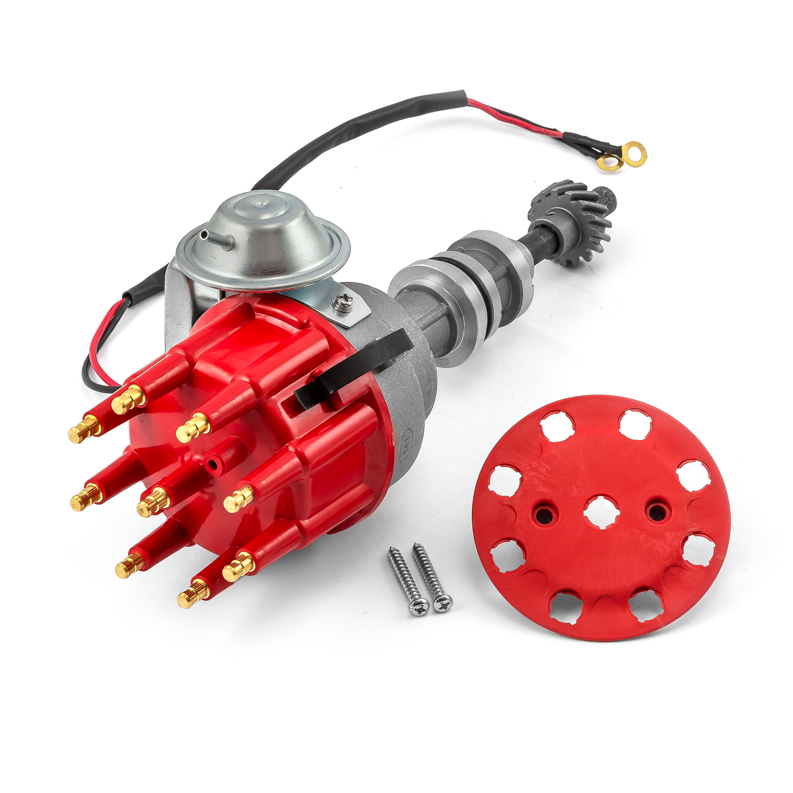 Speedmaster® PCE376.1085.01 Ford 351C Cleveland Early 460 7000 Series Ready to Run Distributor [Red]