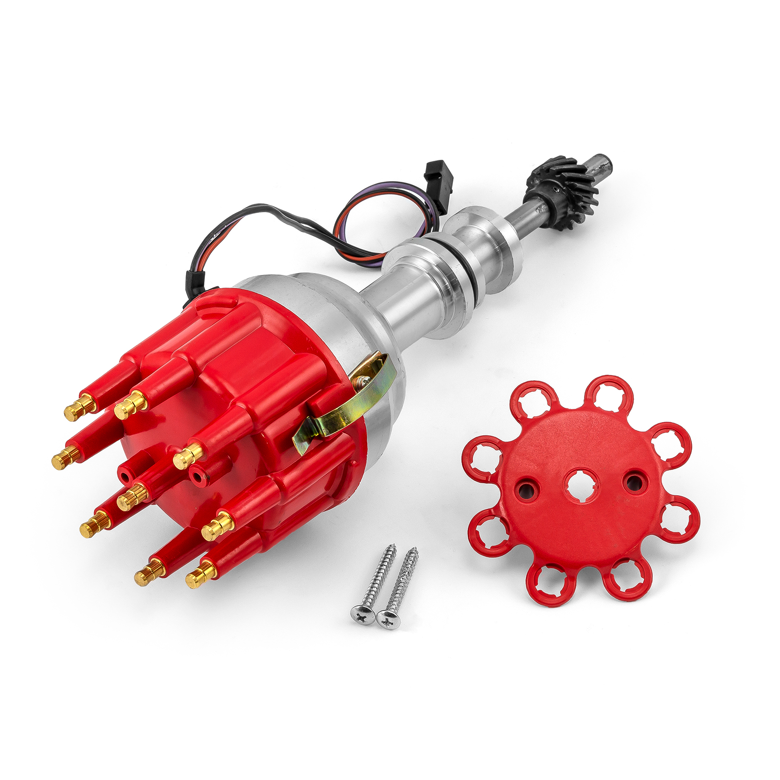 Speedmaster® PCE376.1100.01 Ford 289 302 Windsor 8000 Series Pro Billet Distributor [Red]