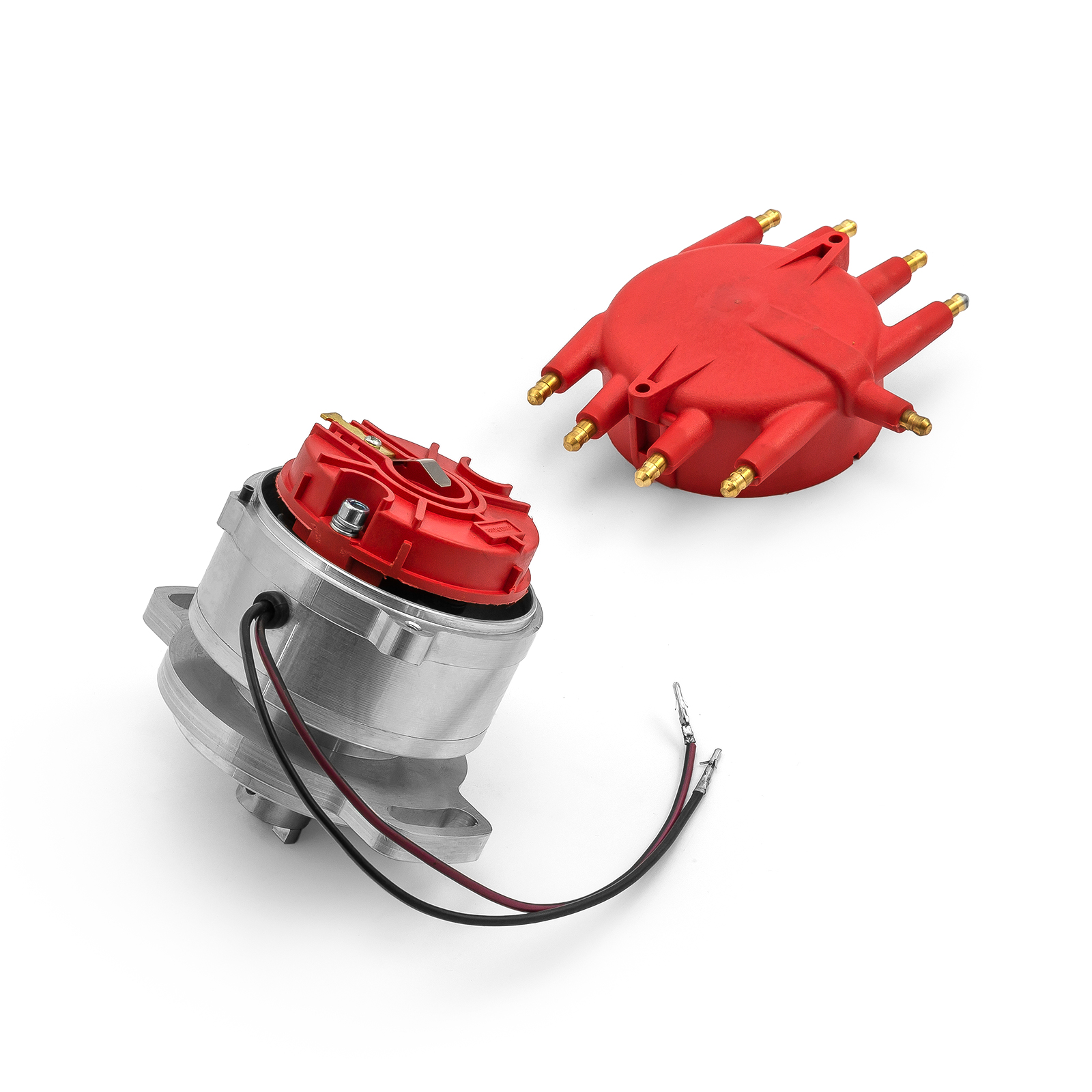 Speedmaster® PCE376.1142.02 Ford Flathead 2 Bolt 239 1939-1948 8000 Series Pro Billet Distributor [Red]