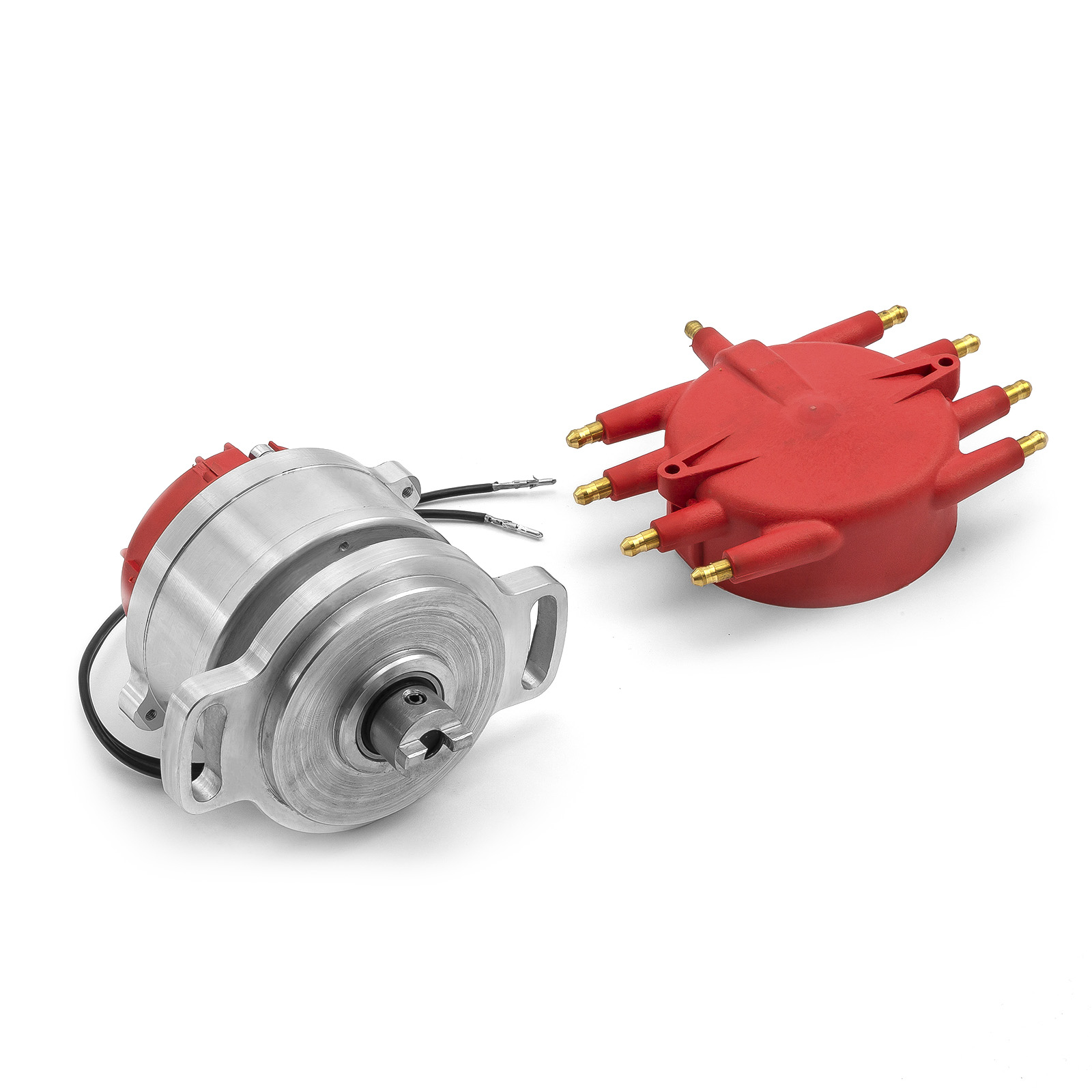 Speedmaster® PCE376.1142.02 Ford Flathead 2 Bolt 239 1939-1948 8000 Series Pro Billet Distributor [Red]