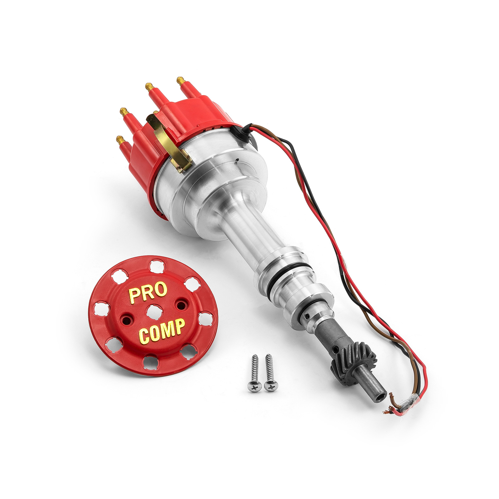 Ford 289 302 Windsor 8020 Series Pro Billet Ready to Run Distributor [Red]