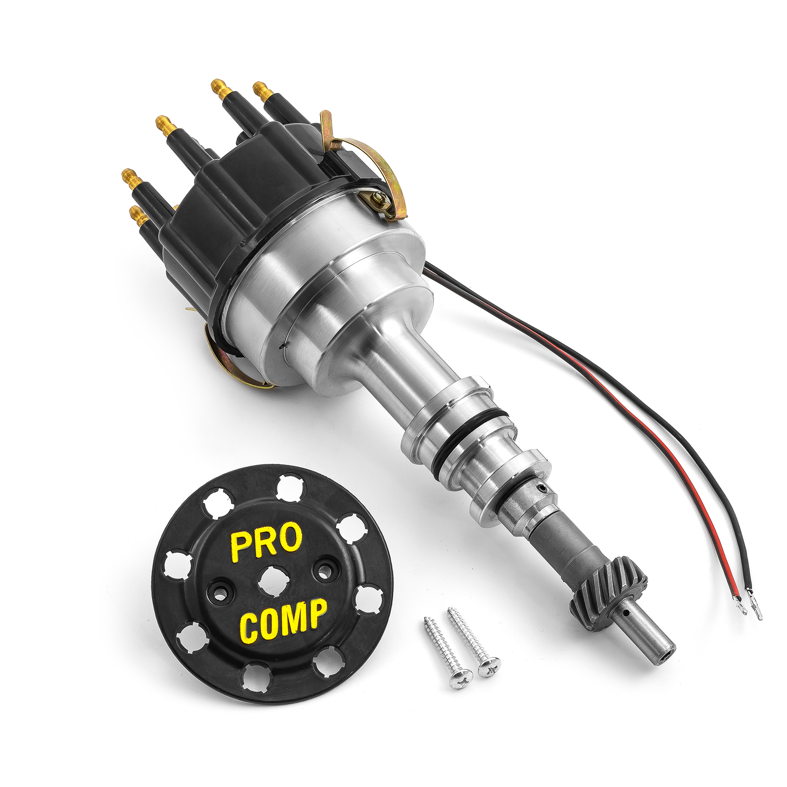 Ford SB 289 302 Windsor 8000 Series Pro Billet Distributor Short Body [Black]