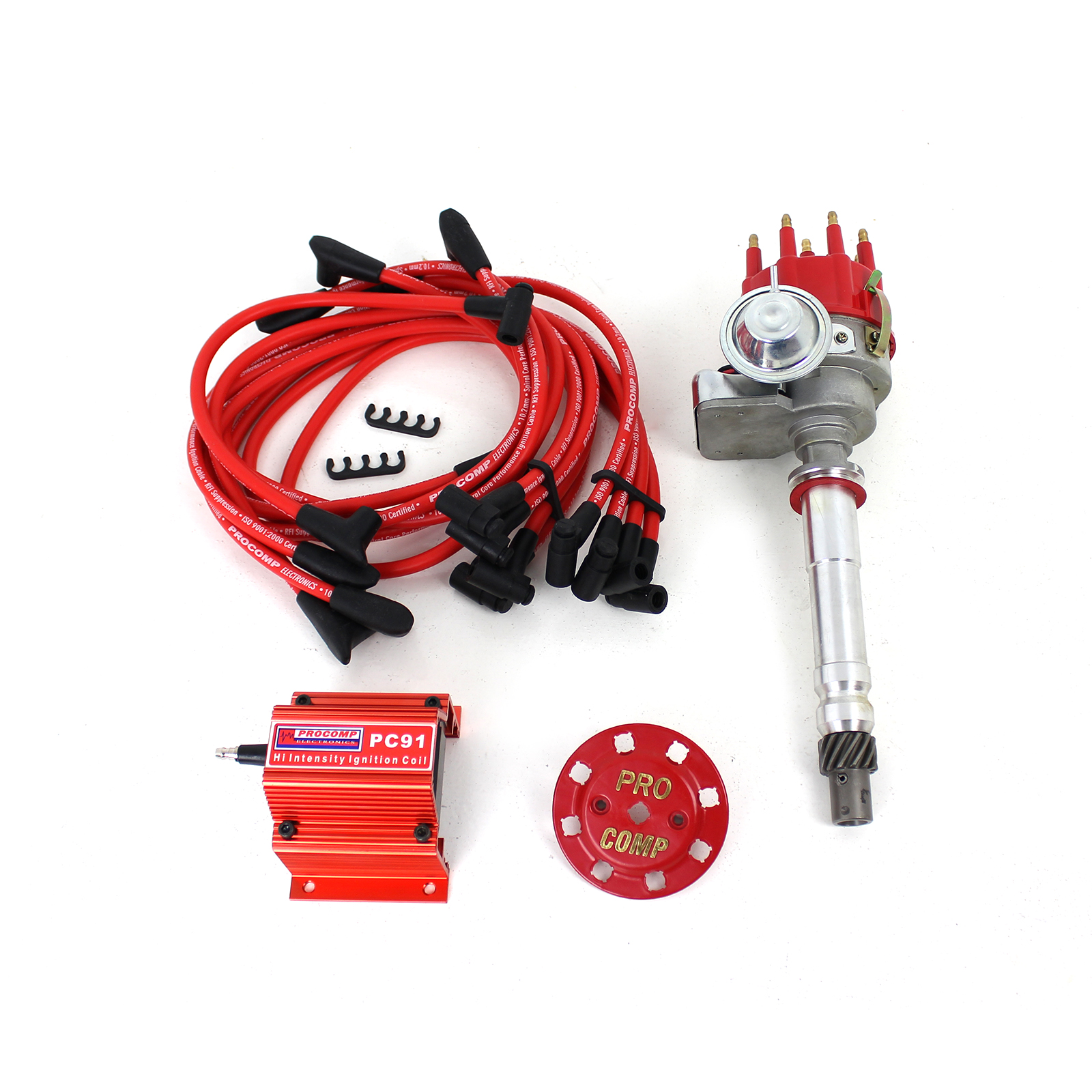 Speedmaster® PCE385.1004 Chevy SBC 350 BBC 454 Ready-to-run Distributor w/Coil & Wire Leads