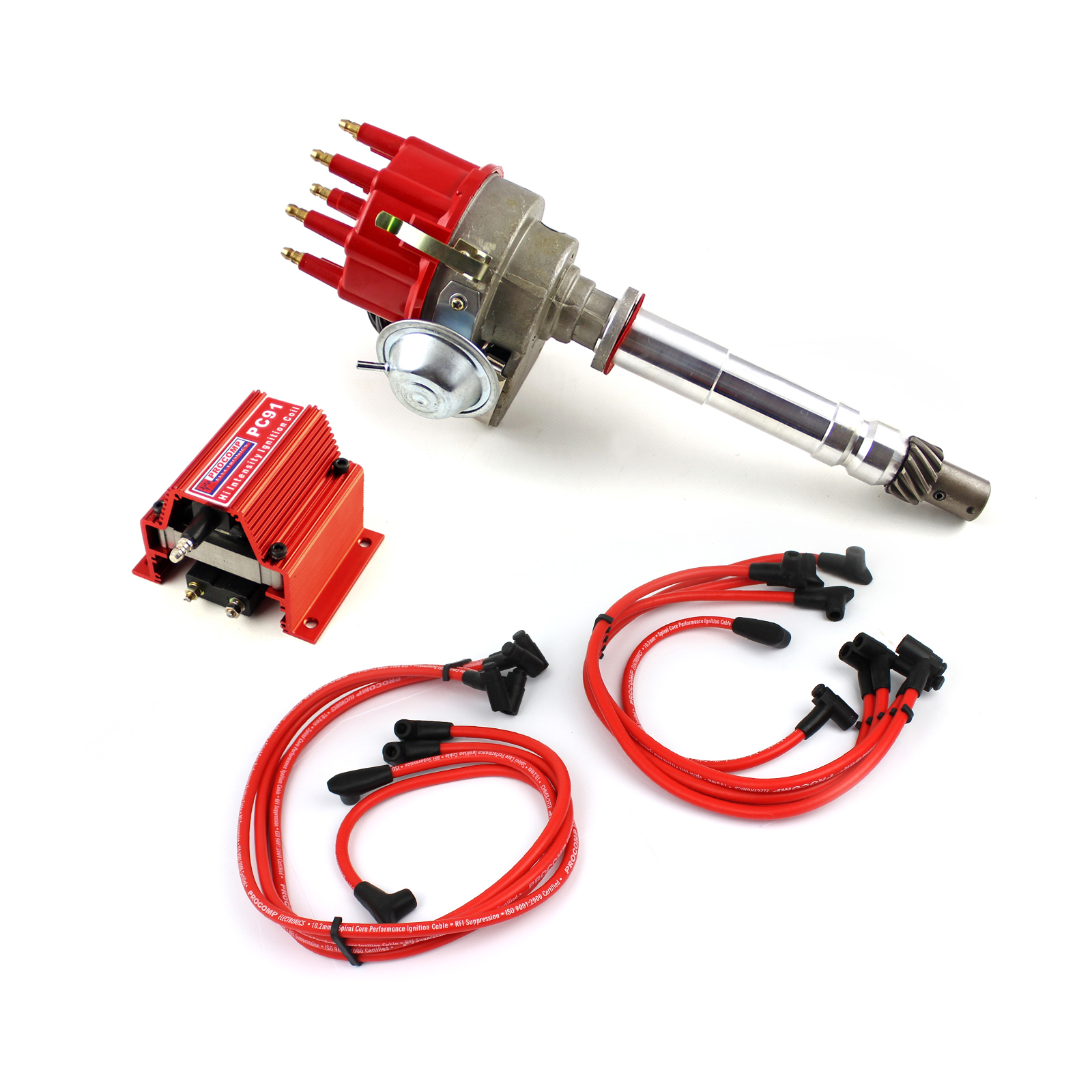 Speedmaster® PCE385.1004 Chevy SBC 350 BBC 454 Ready-to-run Distributor w/Coil & Wire Leads