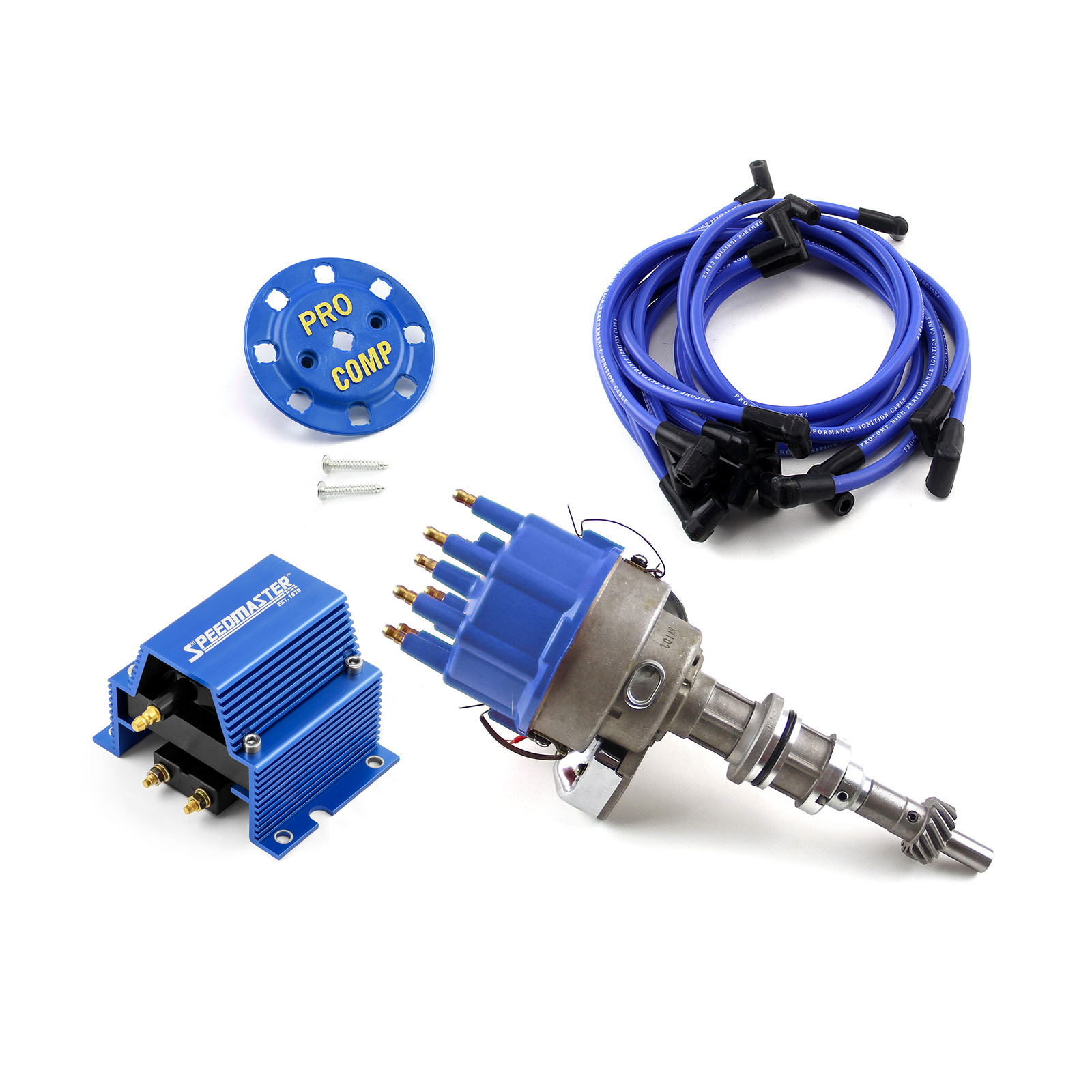 Speedmaster® PCE385.1006 Ford 351W Windsor Ready-to-run Distributor w/Coil & Wire Leads