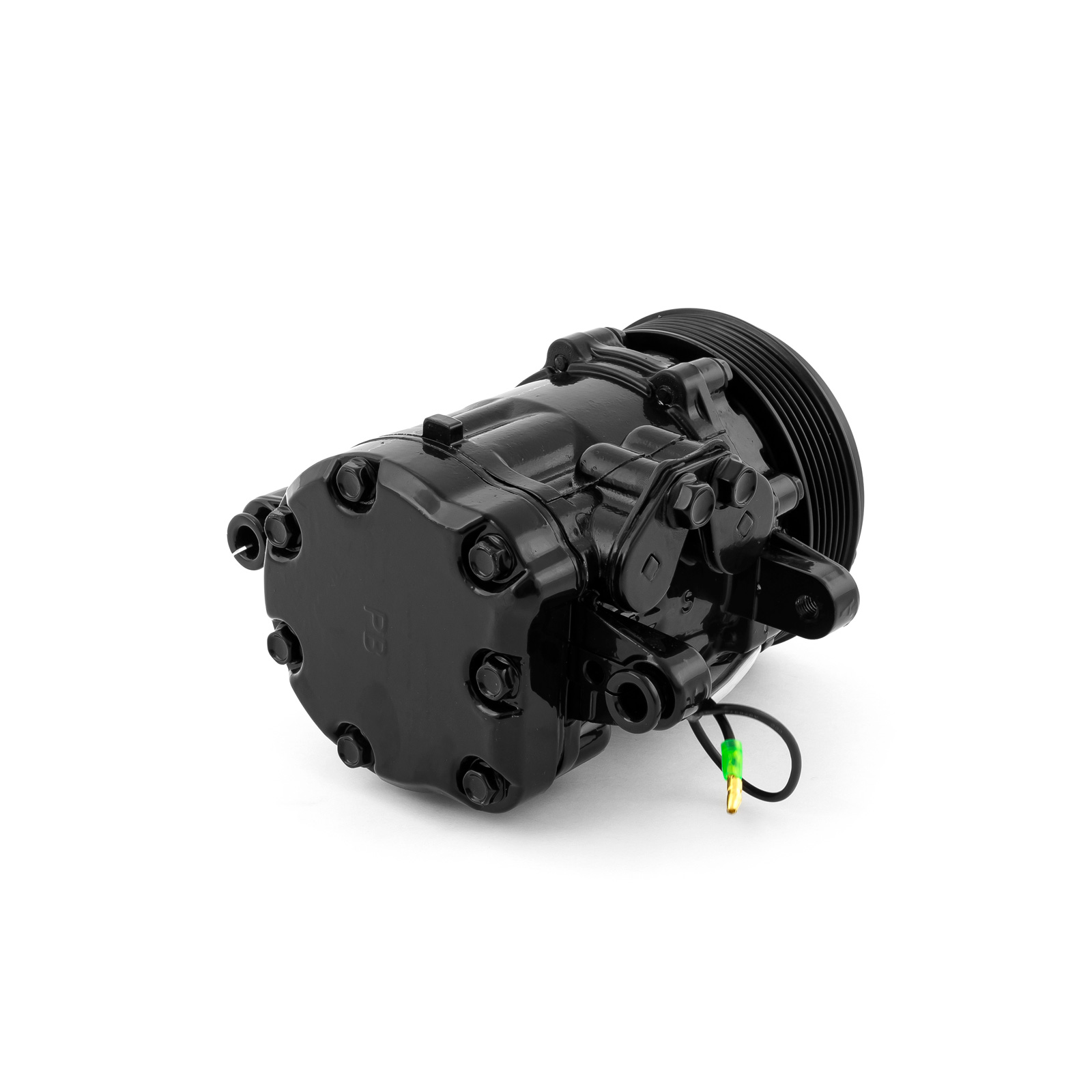 Speedmaster® PCE413.1004.02 Serpentine Belt Sanden Style 7176 Small Body Black AC Air Compressor