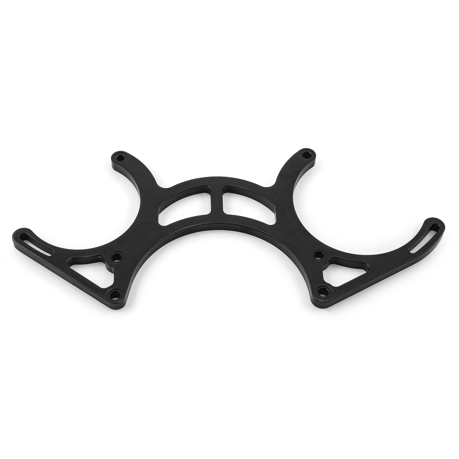 Speedmaster® PCE415.1021.02 Chevy SBC 350 Aluminum Complete Serpentine Engine Pulley Kit - Black