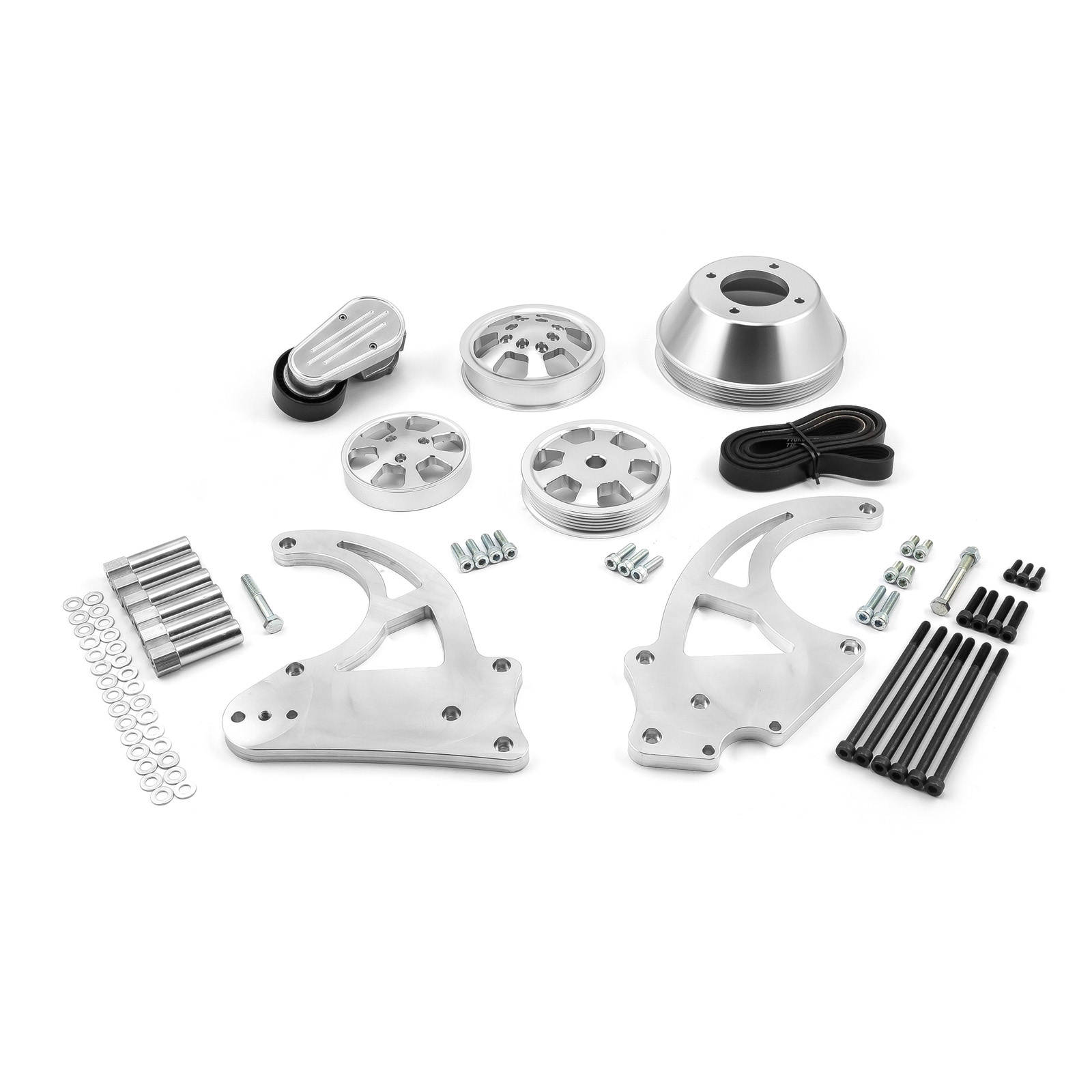 Speedmaster® PCE415.1050 Chevy GM LS1 LS2 LS3 LS6 Aluminum Complete Serpentine Engine Pulley Kit