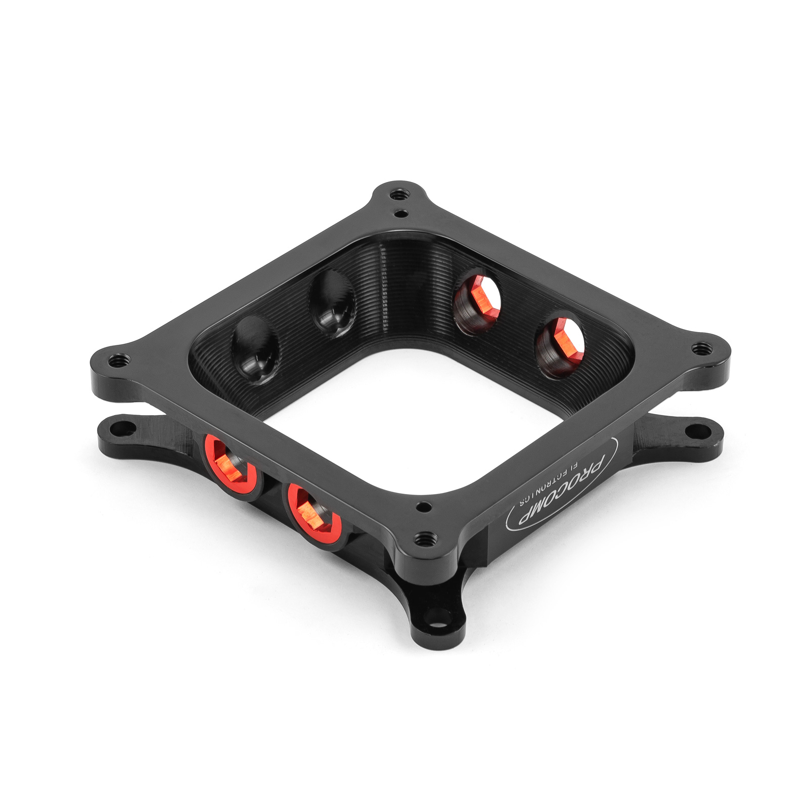 Speedmaster® PCE474.1001 Aluminum 4150 to 4500 CNC Machined Carburetor Spacer w/ Bust Pannels