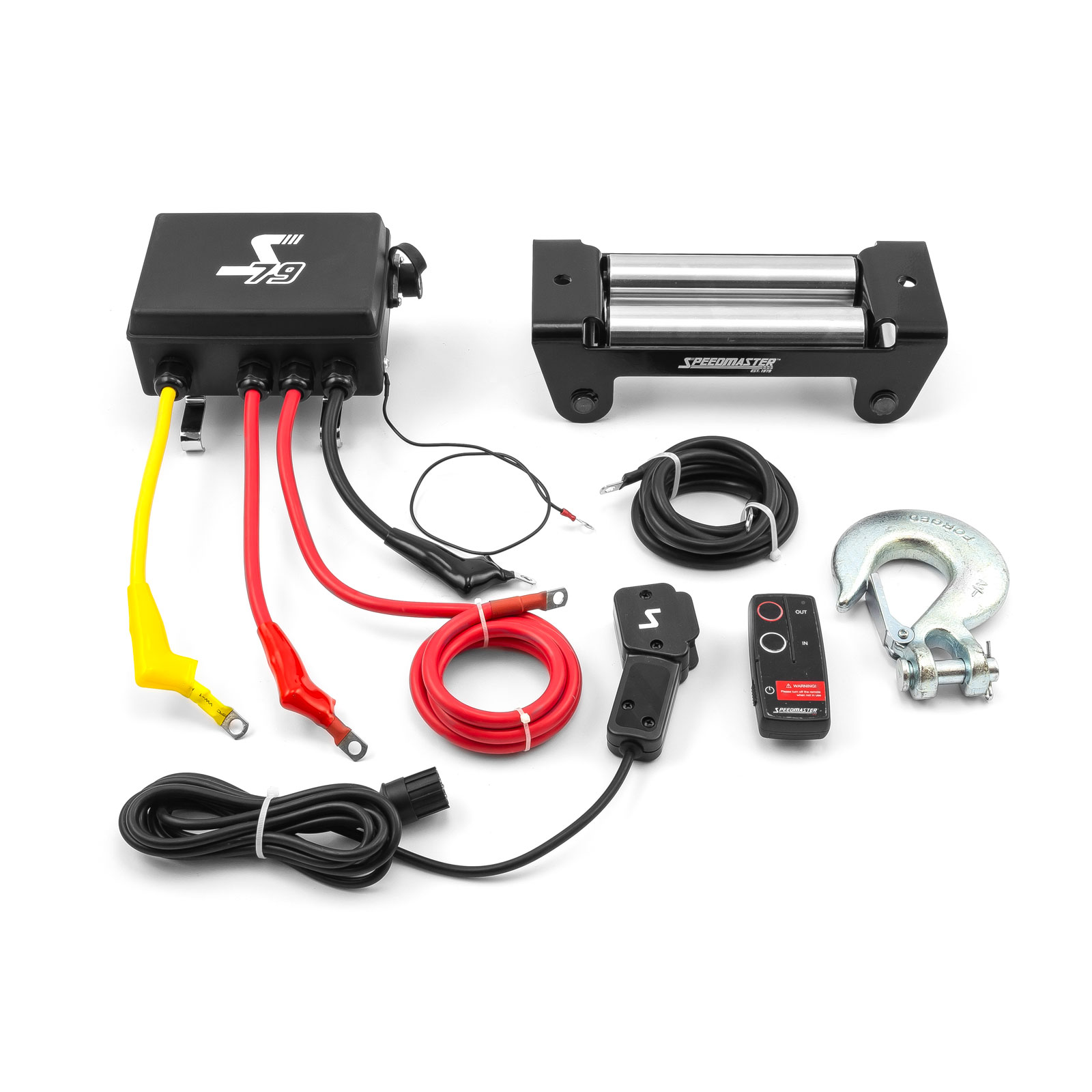 Speedmaster® PCE553.1006 15000lbs / 6803kgs 12V Electric 4wd Winch Kit w/ Wireless Remote Control