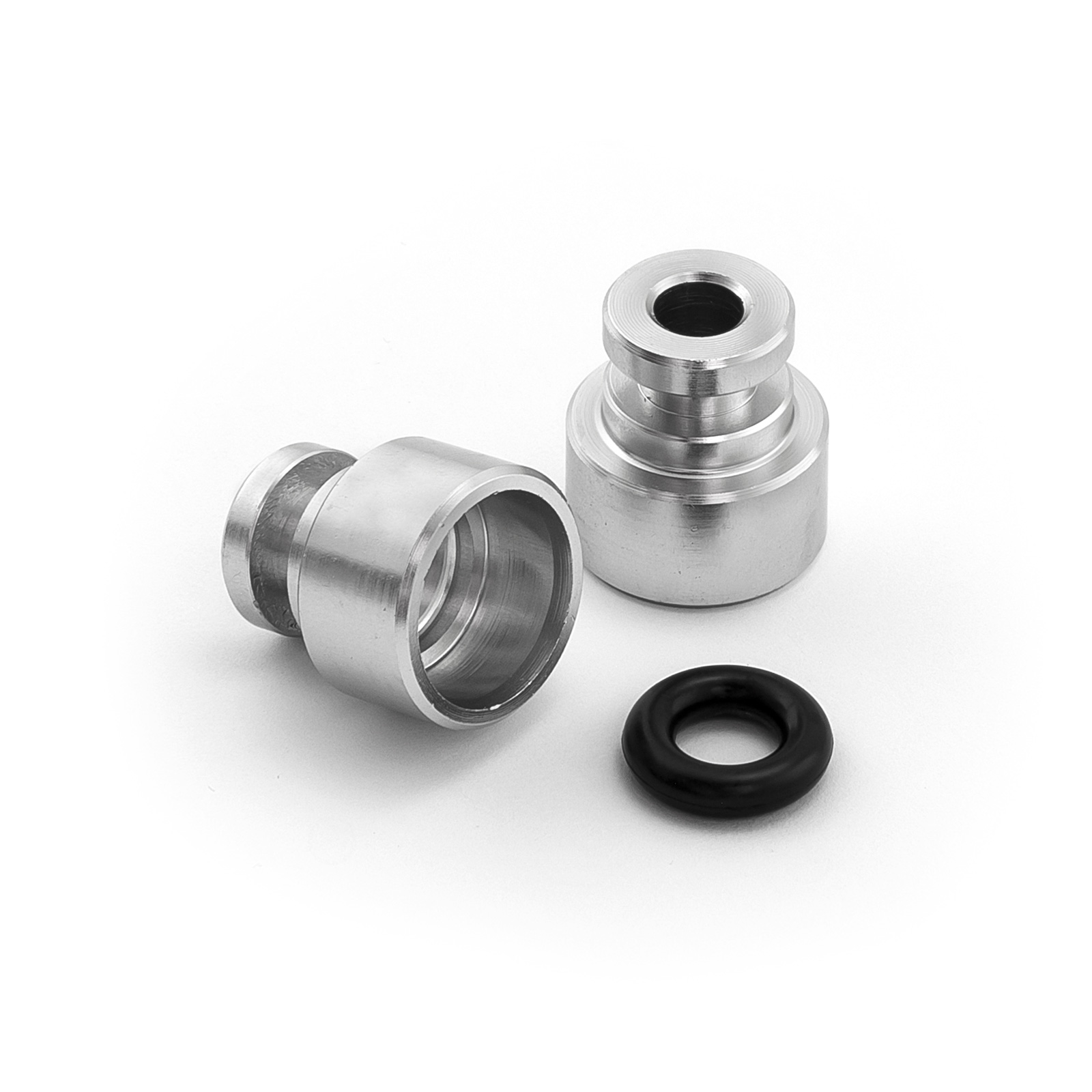 Speedmaster® PCE599.1002 Fuel Injector 0.400" Billet Aluminum Extension Spacer Set [LS3 to LS1 Truck]