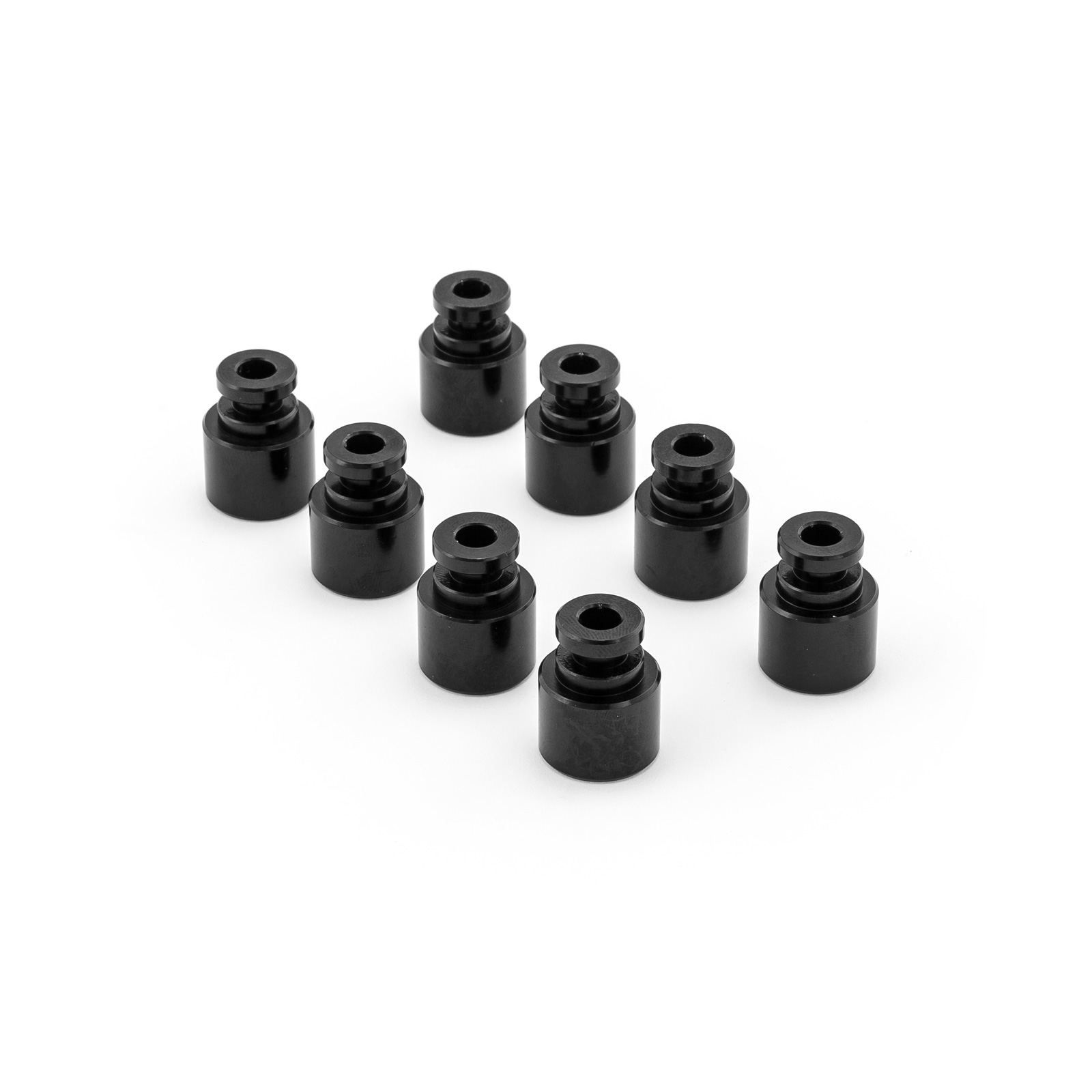Speedmaster® PCE599.1003 Fuel Injector 0.5315" Billet Aluminum Extension Spacer Set [LS3 to LS2]