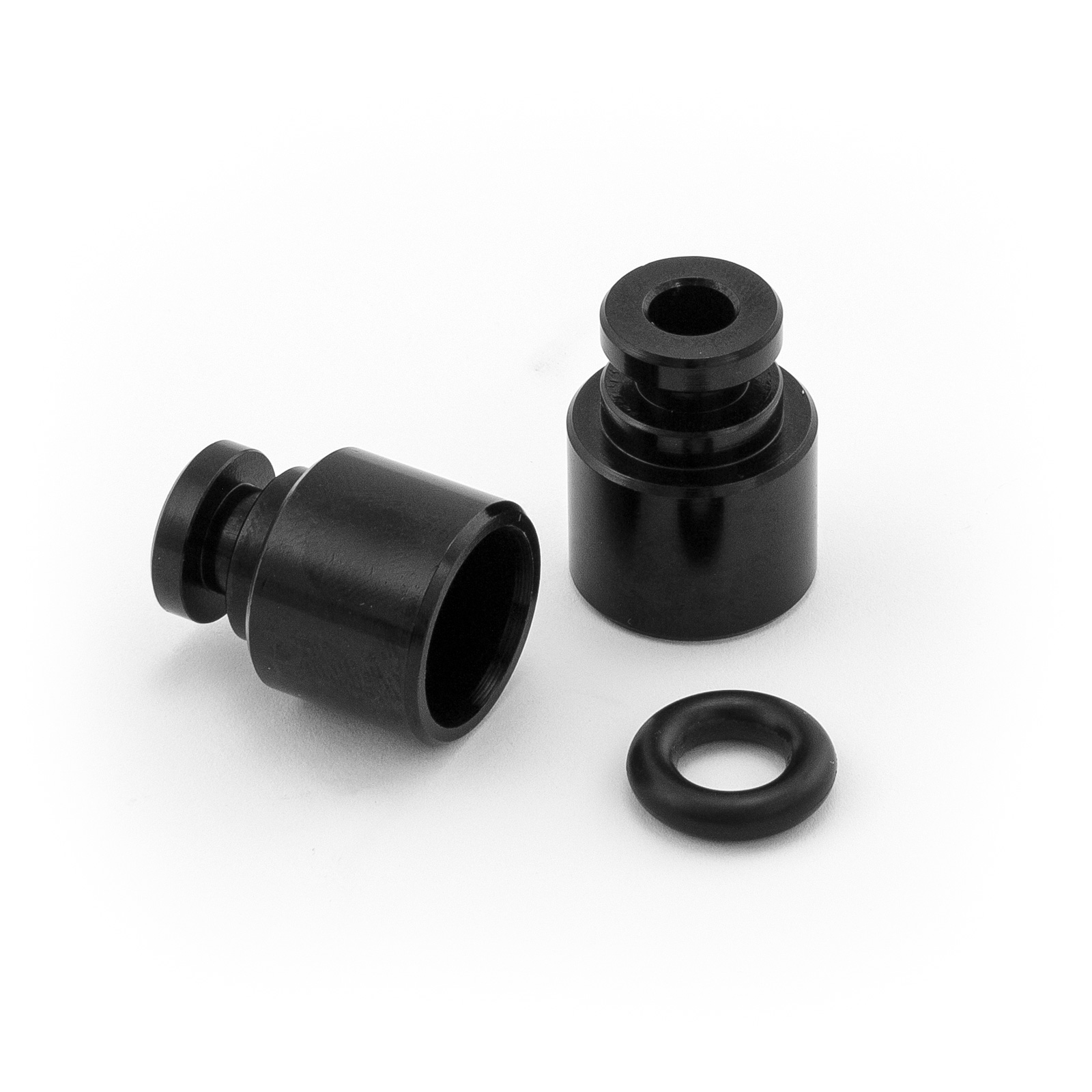 Speedmaster® PCE599.1003 Fuel Injector 0.5315" Billet Aluminum Extension Spacer Set [LS3 to LS2]