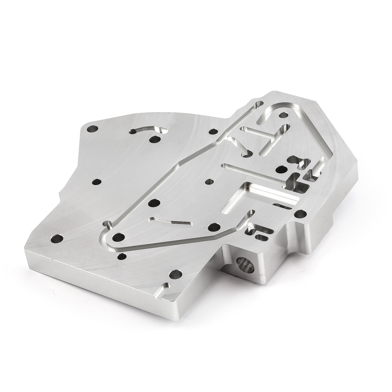 Speedmaster® PCE634.1006.01 GM TH400 Transmission Billet Aluminum Full Manual Valve Body - Silver