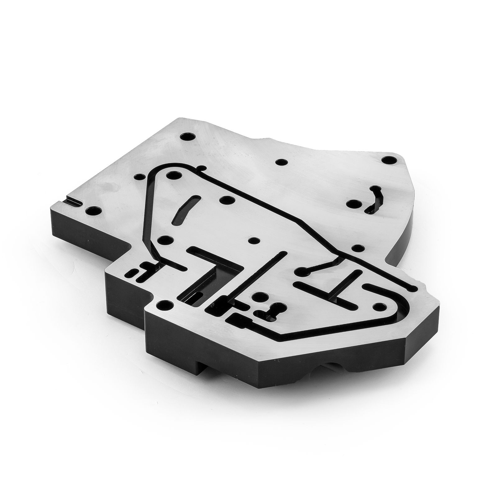 Speedmaster® PCE634.1006.02 GM TH400 Transmission Billet Aluminum Full Manual Valve Body - Black