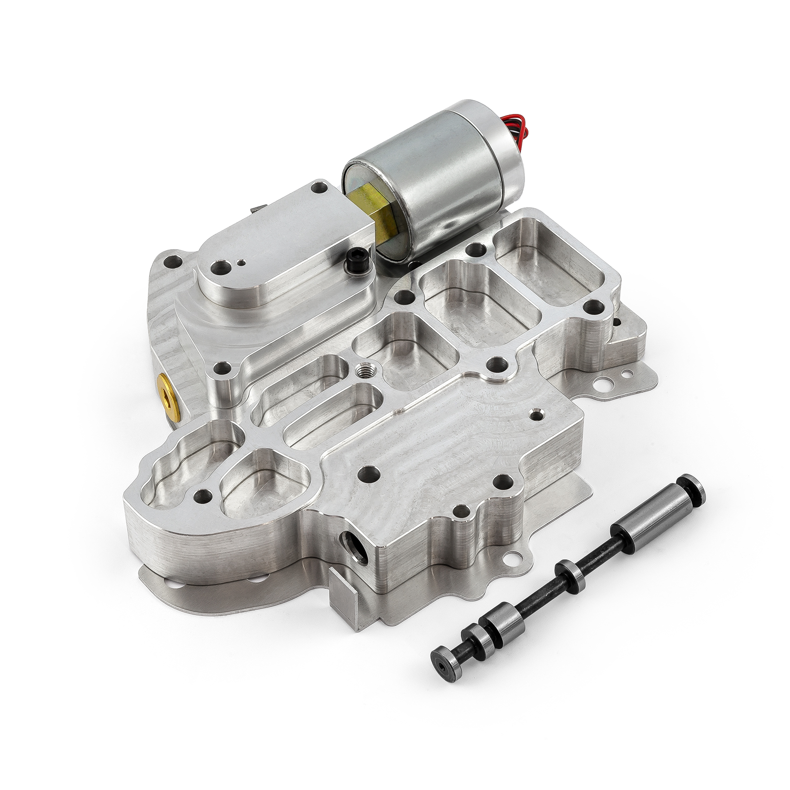 Speedmaster® PCE634.1008.01 GM TH400 Transmission Billet Aluminum Full Manual 2-Speed Valve Body - Silver