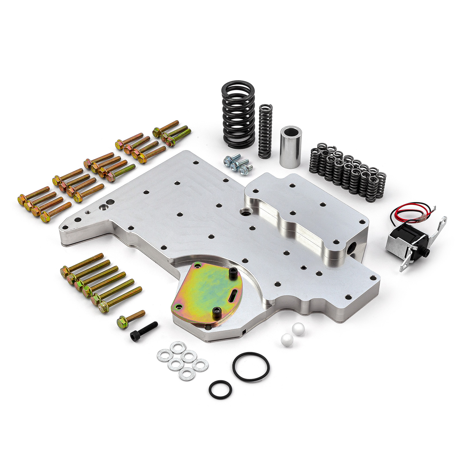 Speedmaster® PCE634.1009.01 GM 4L80 Transmission Billet Aluminum Full Manual Valve Body - Silver