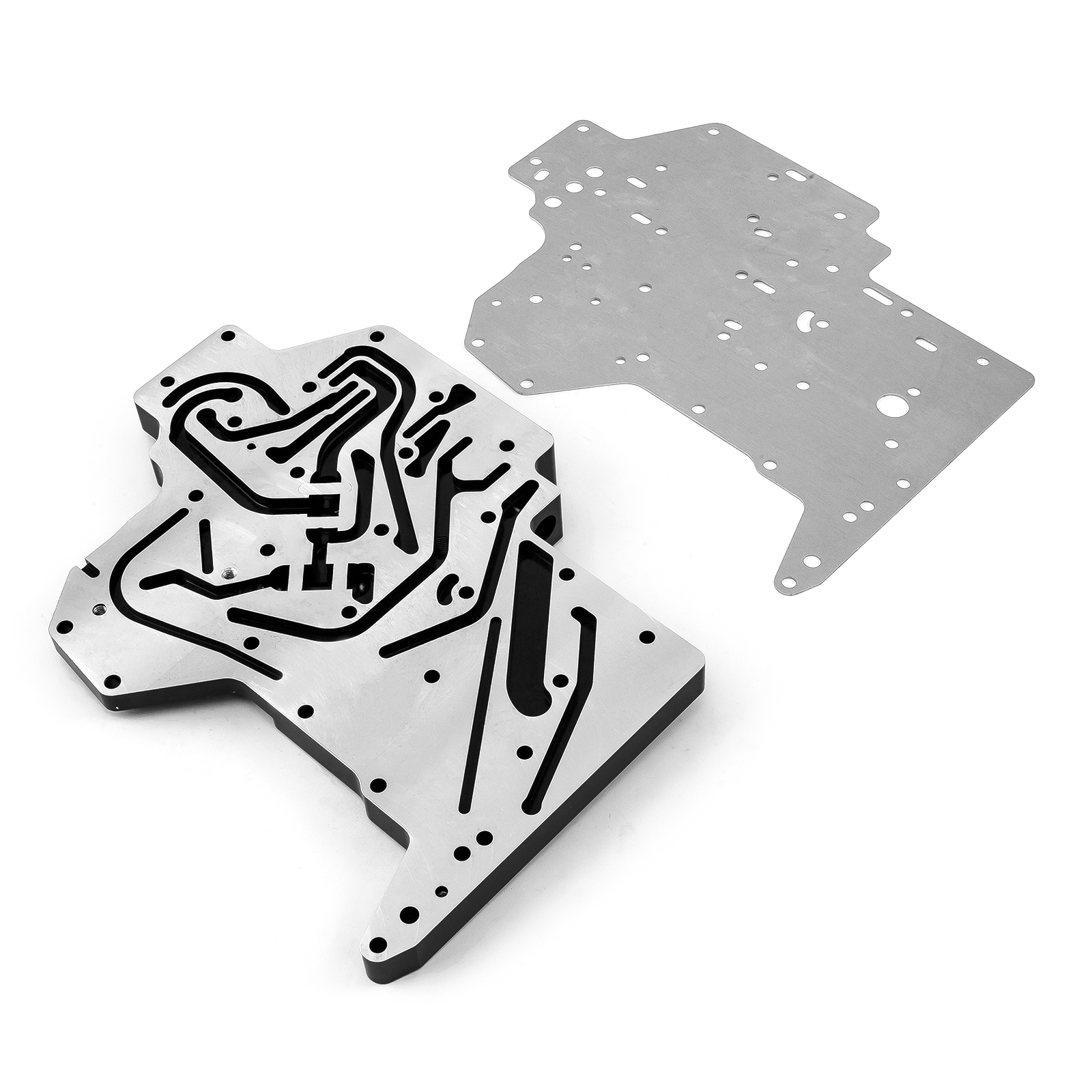 Speedmaster® PCE634.1009.02 GM 4L80 Transmission Billet Aluminum Full Manual Valve Body - Black