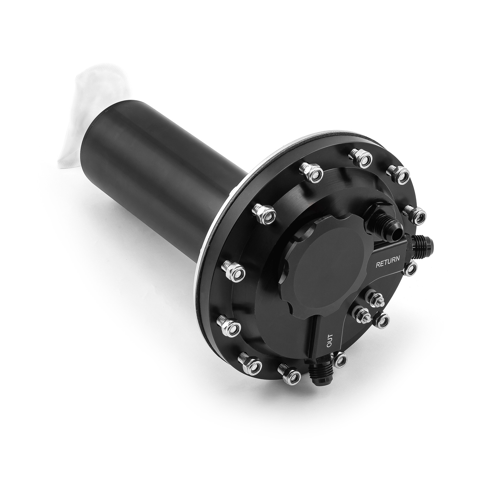 Speedmaster® PCE662.1001 Universal Fit In-Tank Single Electric Fuel Pump Billet Aluminum Black