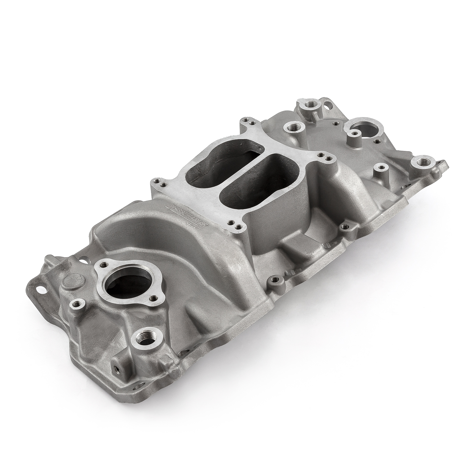 Speedmaster® 1-147-001 Chevy SBC 350 1957-95 (Non EGR) LowRise Aluminum Intake Manifold [Satin]