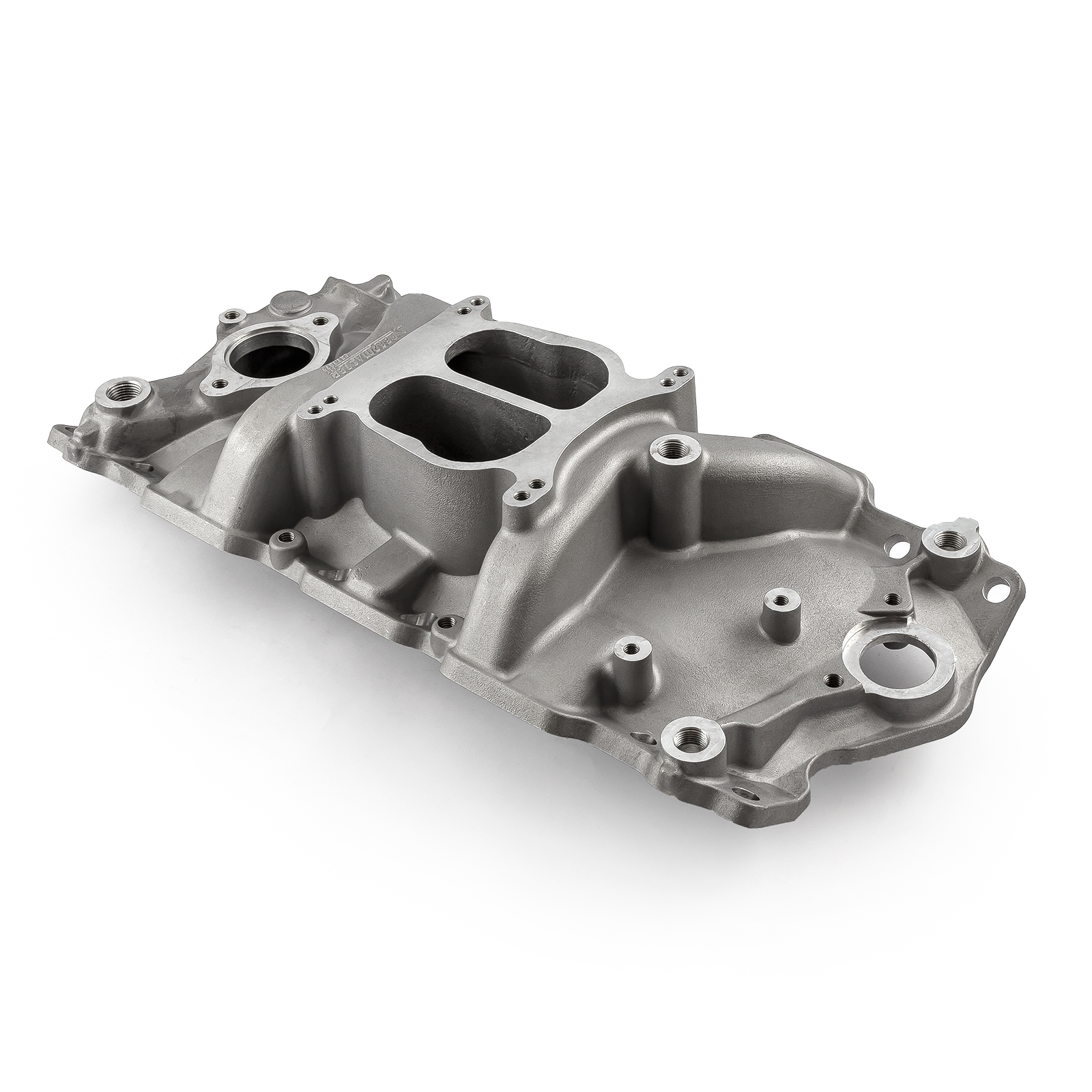 Speedmaster® 1-147-001 Chevy SBC 350 1957-95 (Non EGR) LowRise Aluminum Intake Manifold [Satin]