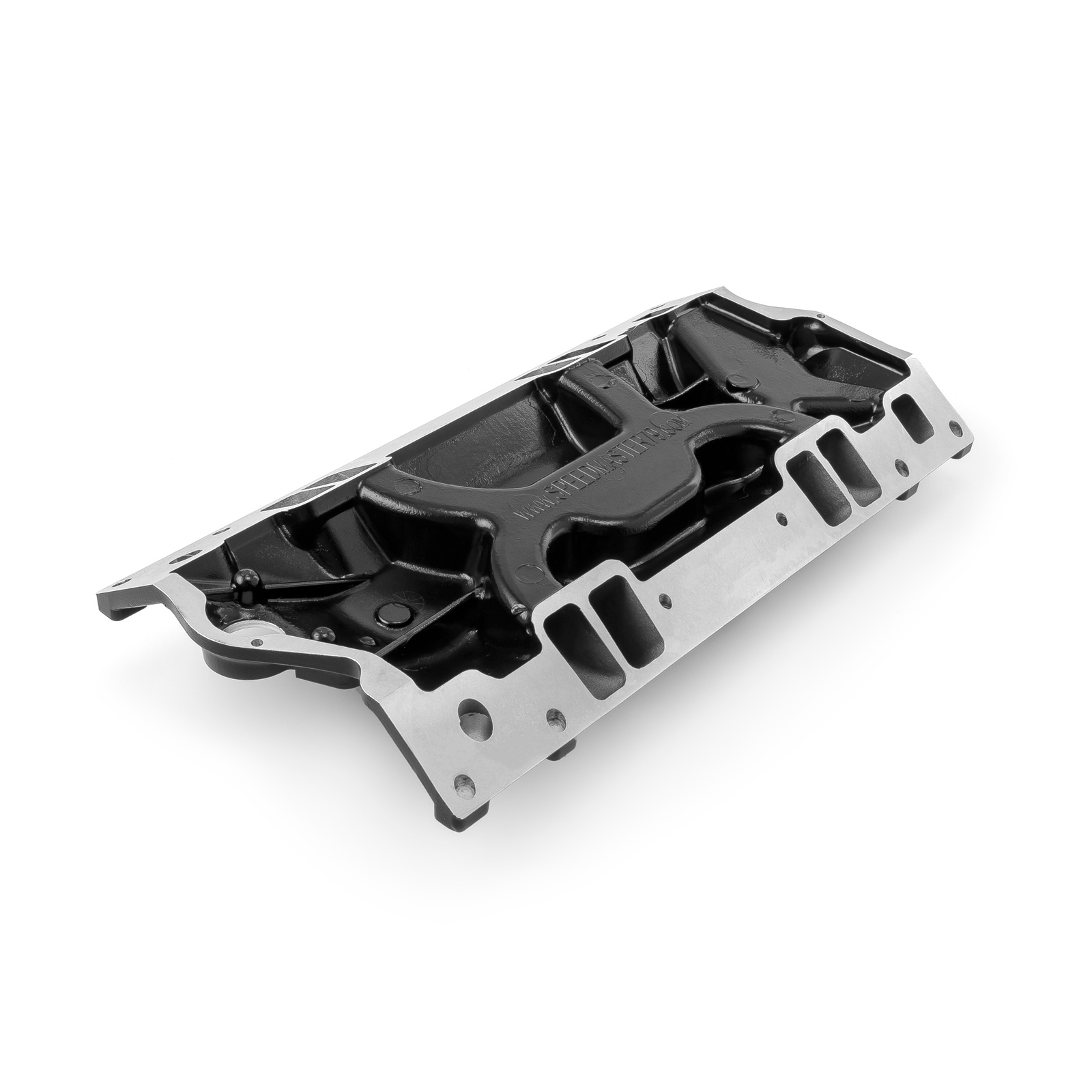 Speedmaster® 1-147-006 Chevy SBC 350 Vortec LowRise Aluminum Intake Manifold [Black]