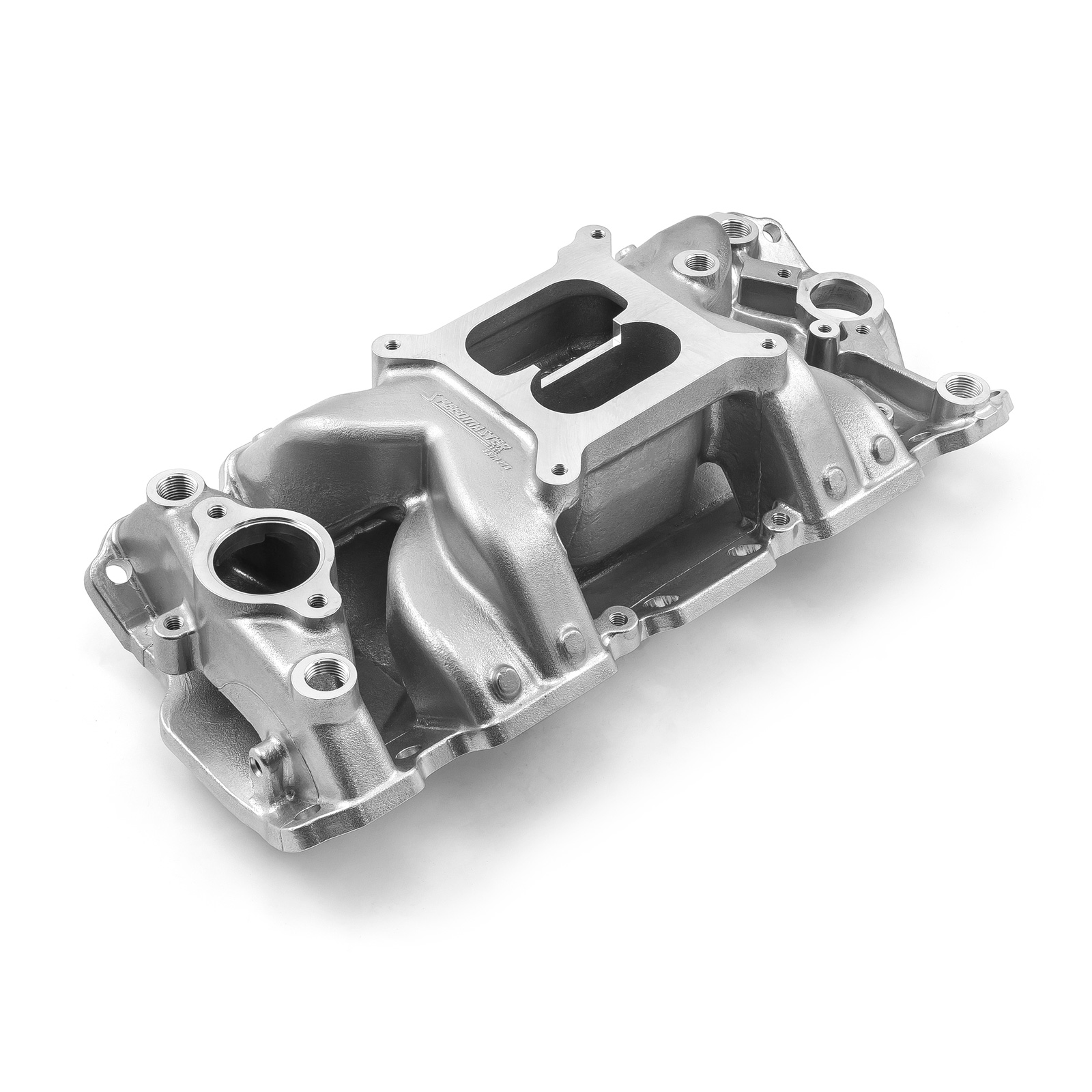 Speedmaster® 1-147-008 Chevy SBC 350 1957-95 MID-AIR™ MidRise Aluminum Intake Manifold [Polished]