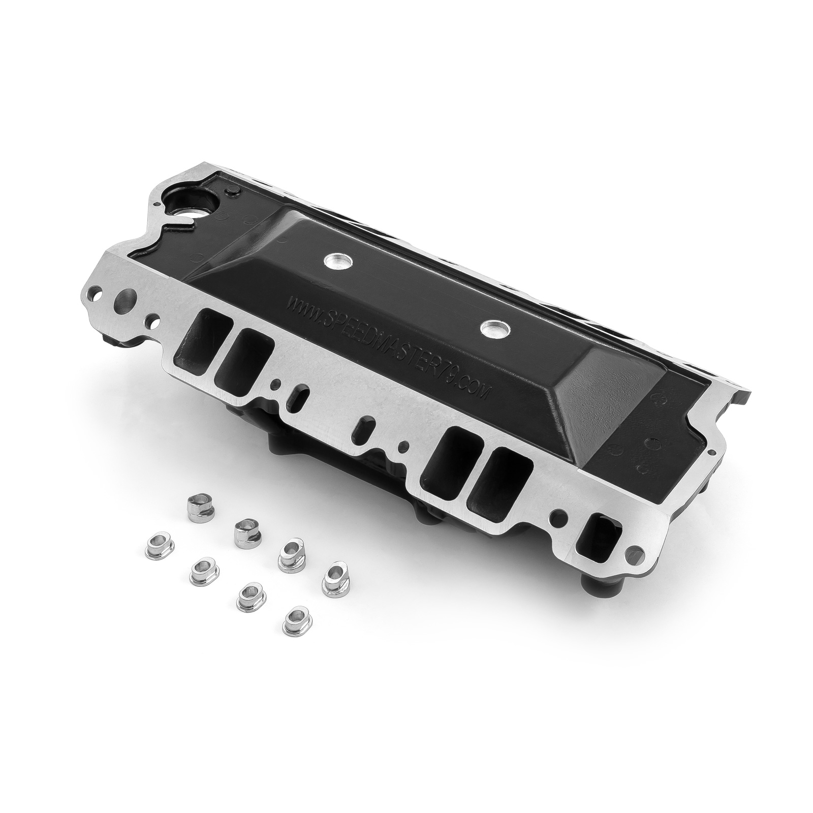 Speedmaster® 1-147-009 Chevy SBC 350 1957-95 MID-AIR™ MidRise Aluminum Intake Manifold [Black]