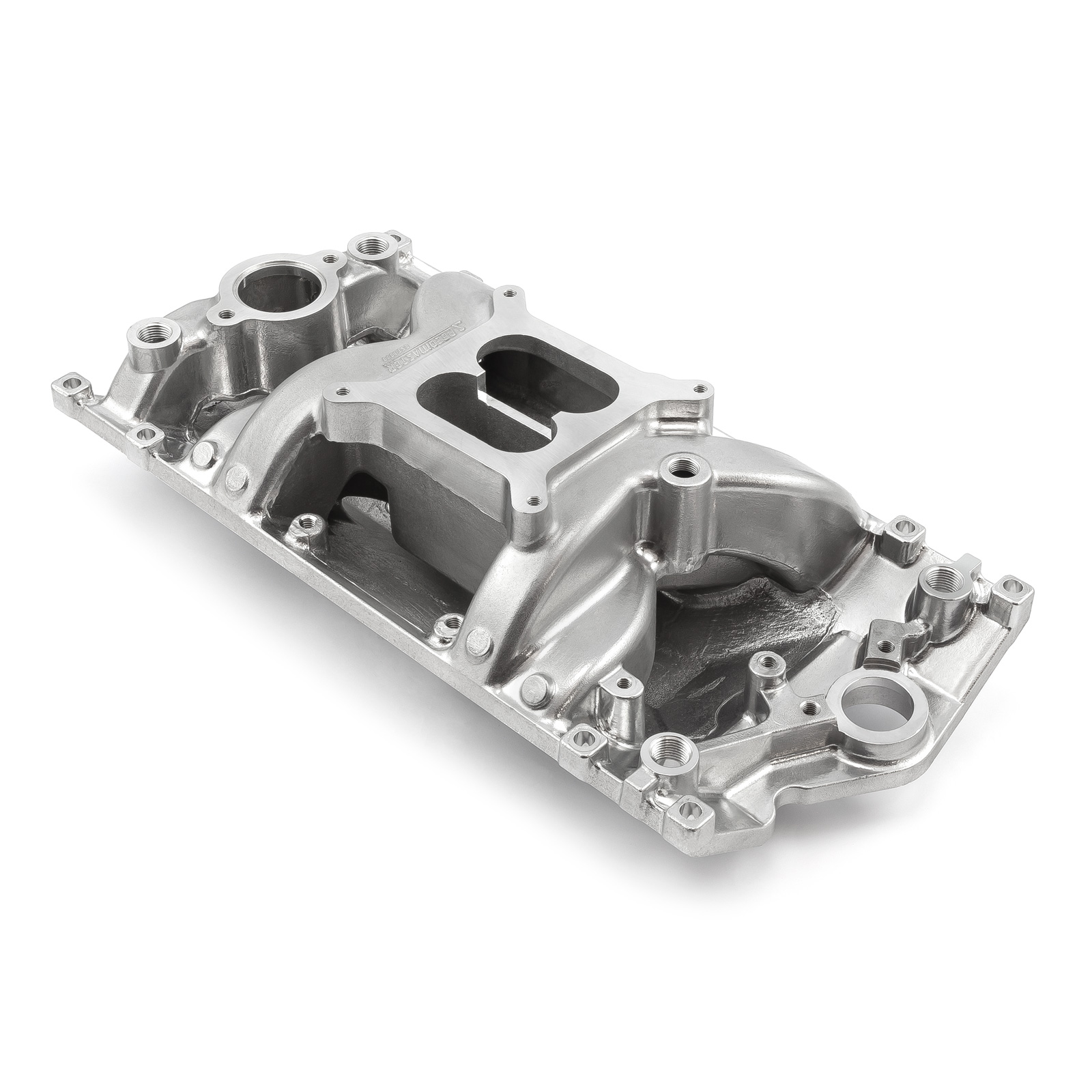 Speedmaster® 1-147-011 Chevy SBC 350 Vortec MID-AIR™ MidRise Aluminum Intake Manifold [Polished]