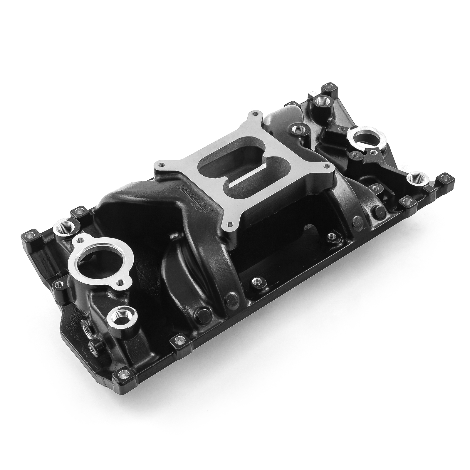 Chevy SBC 350 Vortec MID-AIR™ MidRise Aluminum Intake Manifold [Black]