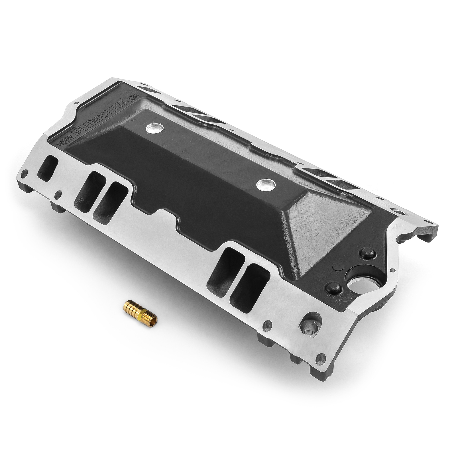 Speedmaster® 1-147-012 Chevy SBC 350 Vortec MID-AIR™ MidRise Aluminum Intake Manifold [Black]