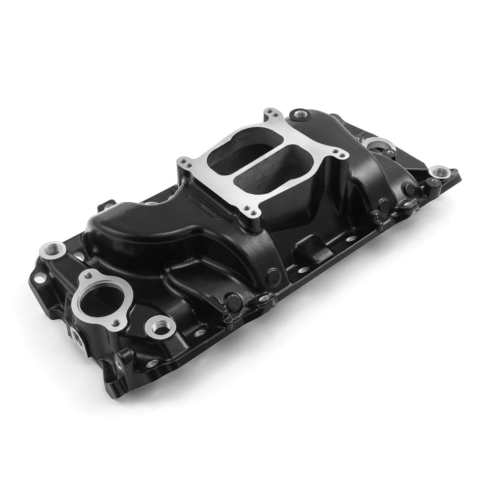 Speedmaster® 1-147-018 Chevy BBC 454 Oval Port LowRise Aluminum Intake Manifold [Black]
