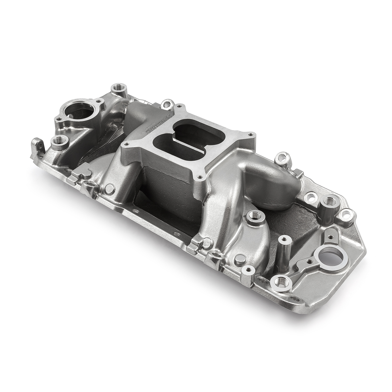 Speedmaster® 1-147-020 Chevy BBC 454 Oval Port MID-AIR™ MidRise Aluminum Intake Manifold [Polished]
