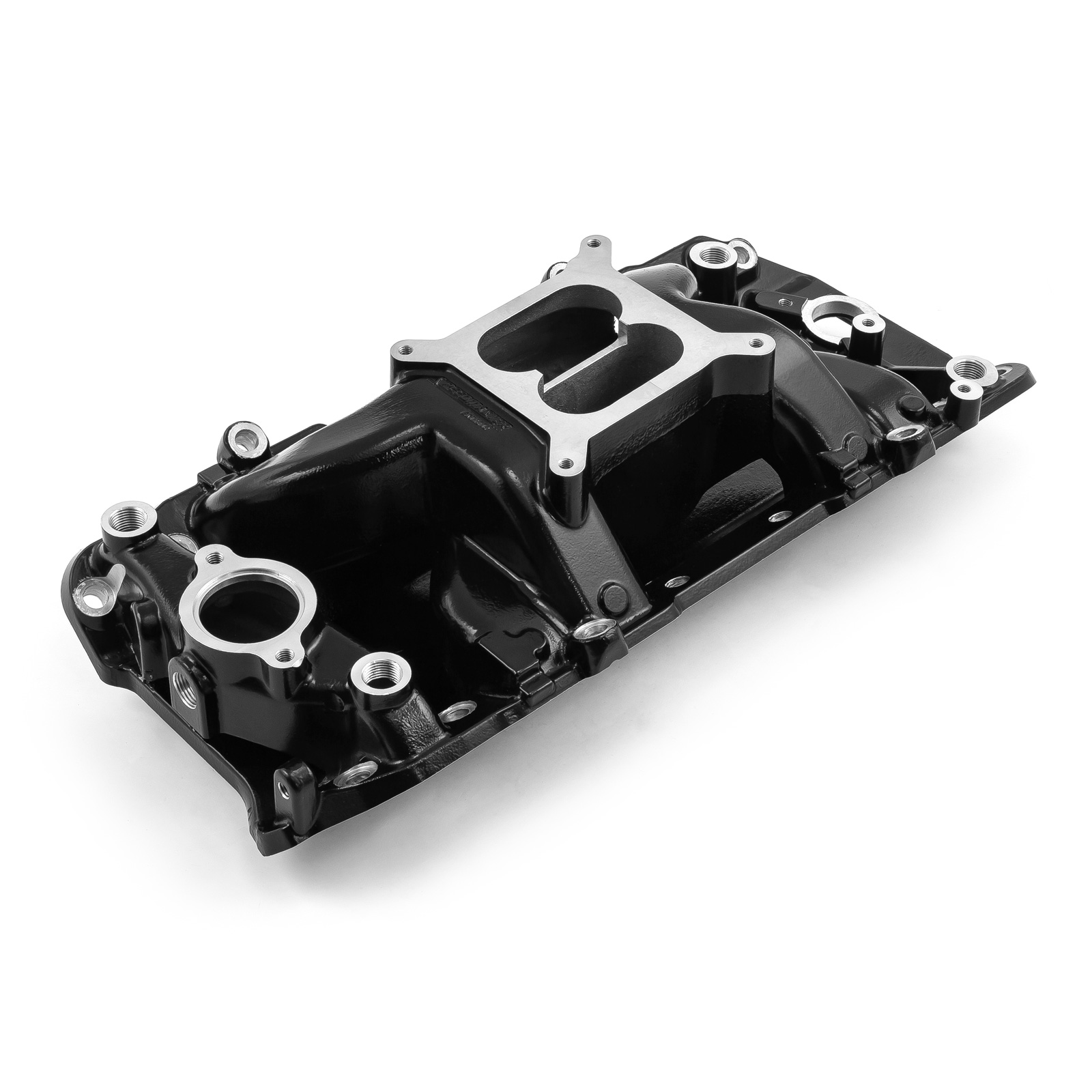 Chevy BBC 454 Oval Port MID-AIR™ MidRise Aluminum Intake Manifold [Black]