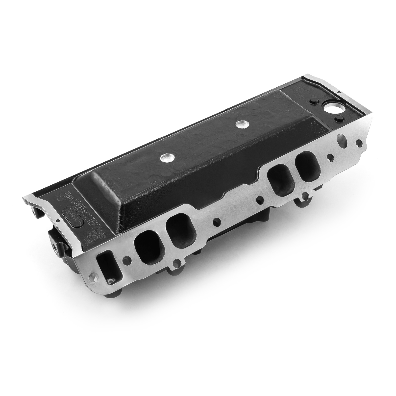 Speedmaster® 1-147-021 Chevy BBC 454 Oval Port MID-AIR™ MidRise Aluminum Intake Manifold [Black]
