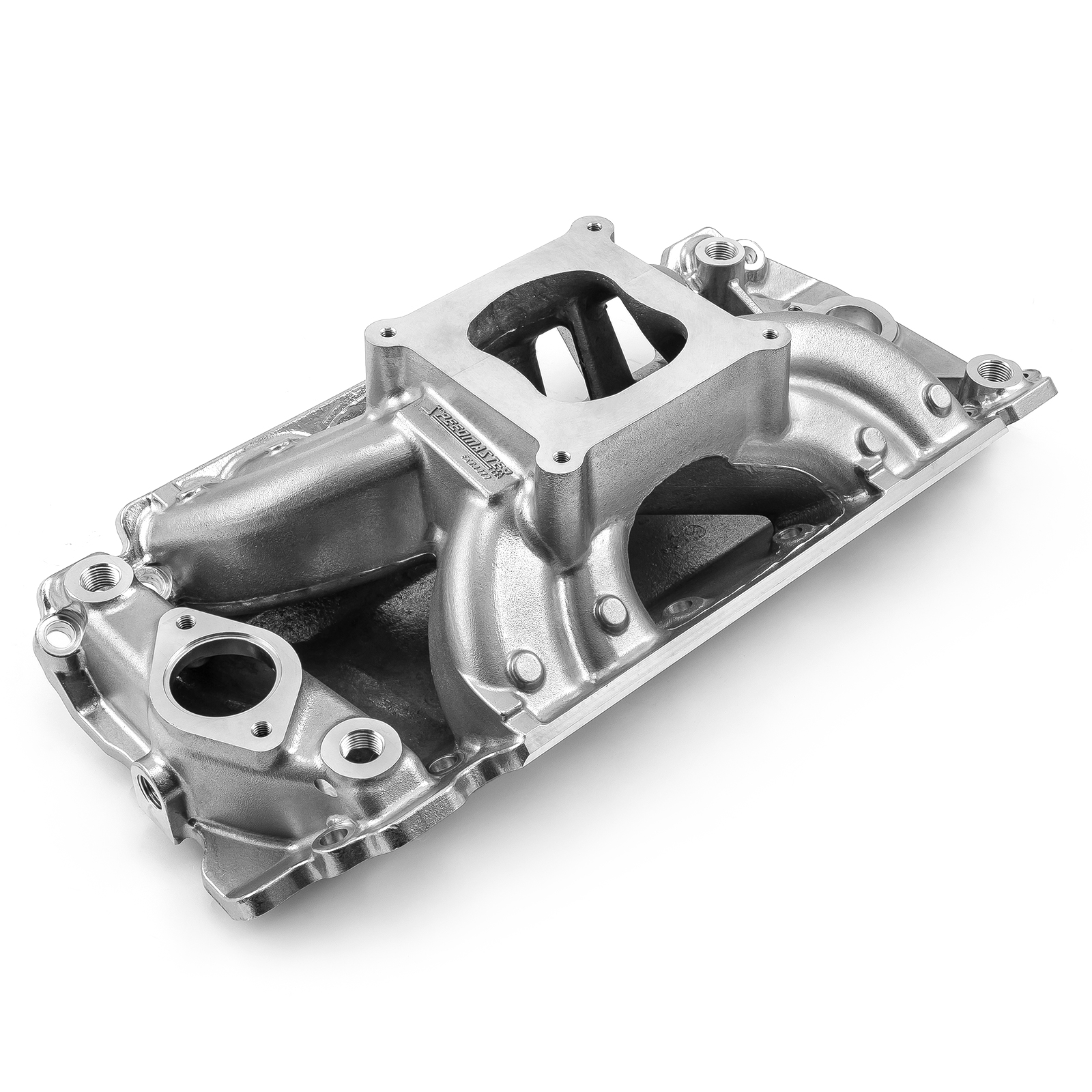 Speedmaster® 1-147-023 Chevy BBC 454 Rect Port HiRise Aluminum Intake Manifold [Polished]