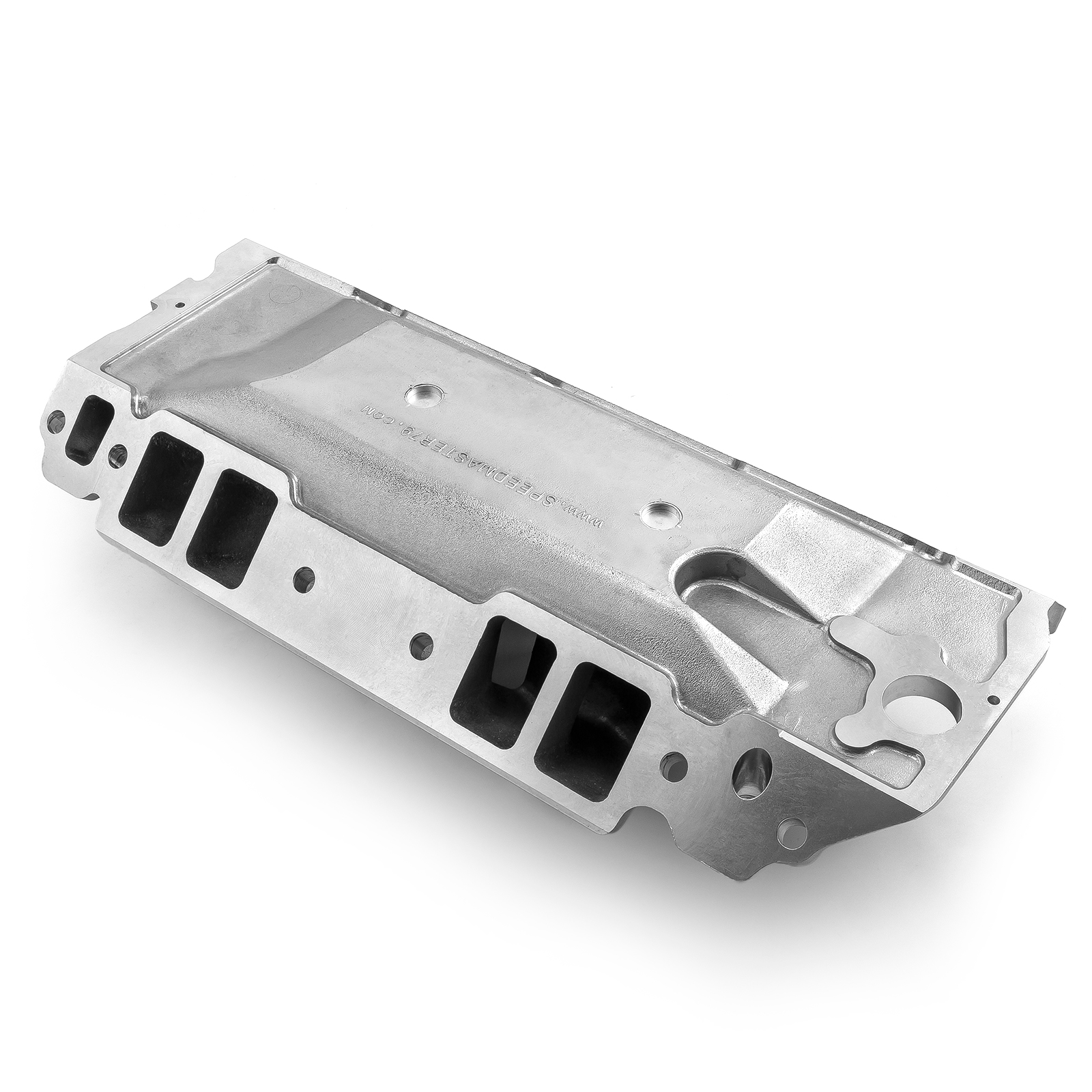 Speedmaster® 1-147-023 Chevy BBC 454 Rect Port HiRise Aluminum Intake Manifold [Polished]