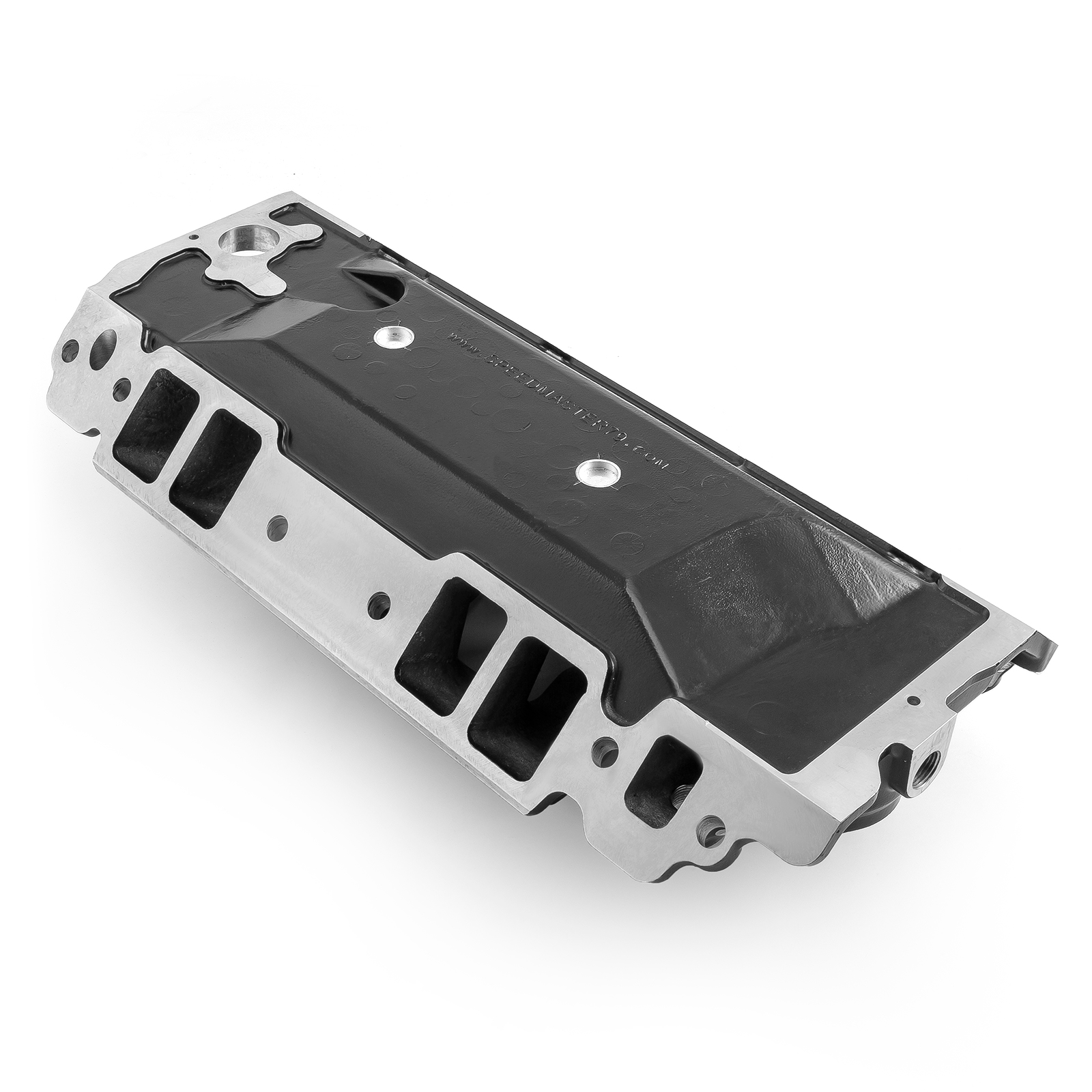 Speedmaster® 1-147-024 Chevy BBC 454 Rect Port HiRise Aluminum Intake Manifold [Black]