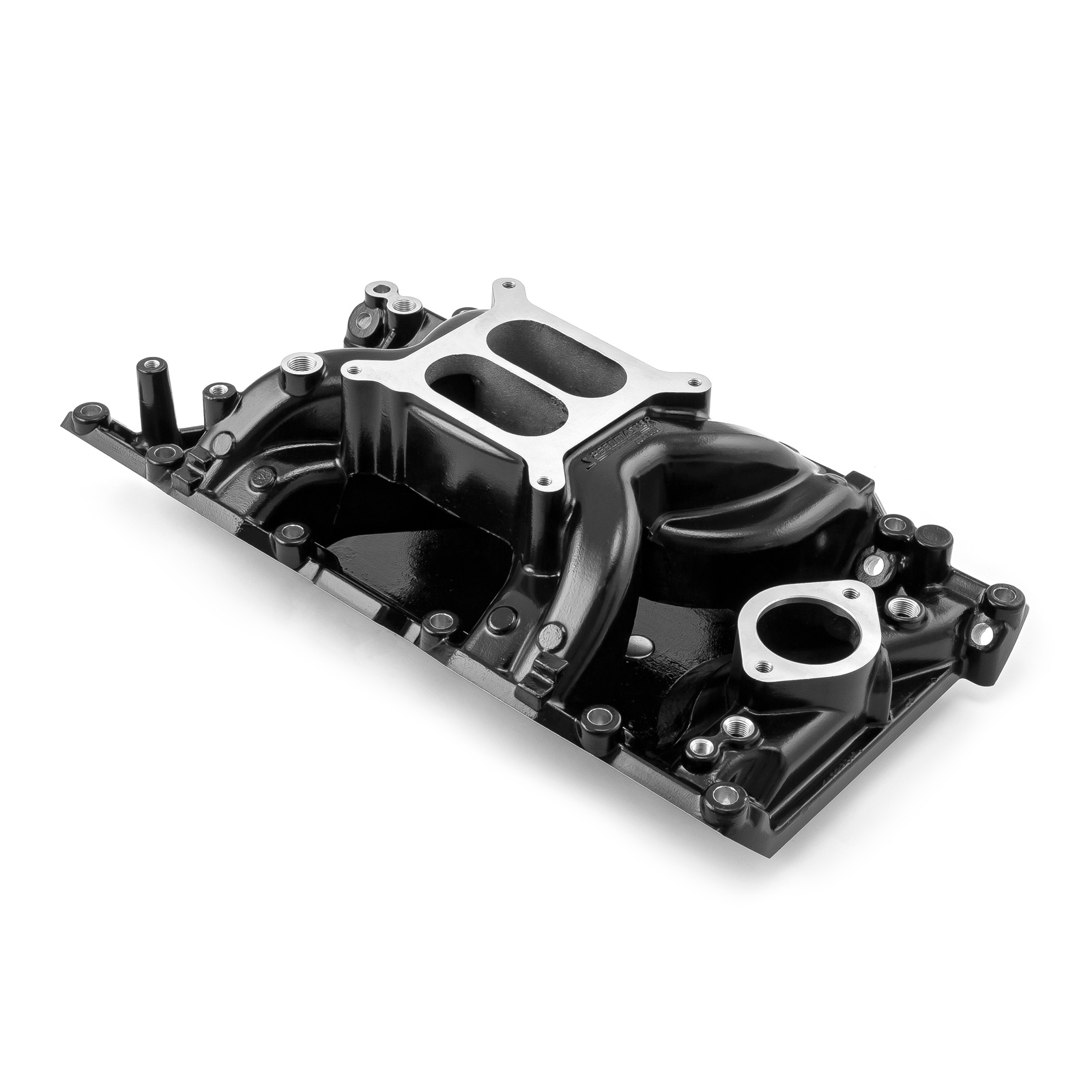 Speedmaster® 1-147-030 Mopar Chrysler Dodge SB 318 340 360 MID-AIR™ MidRise Aluminum Intake Manifold [Black]