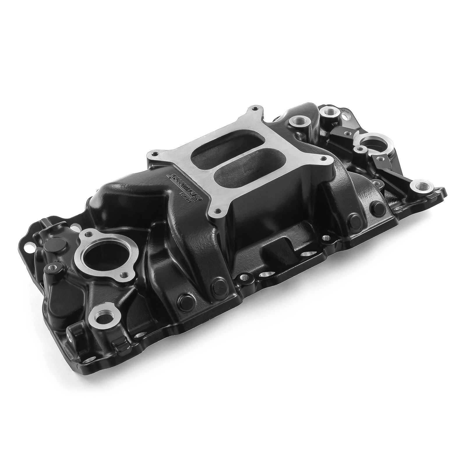 Speedmaster® 1-147-033 Chevy SBC 350 MidRise Aluminum Intake Manifold [Black]