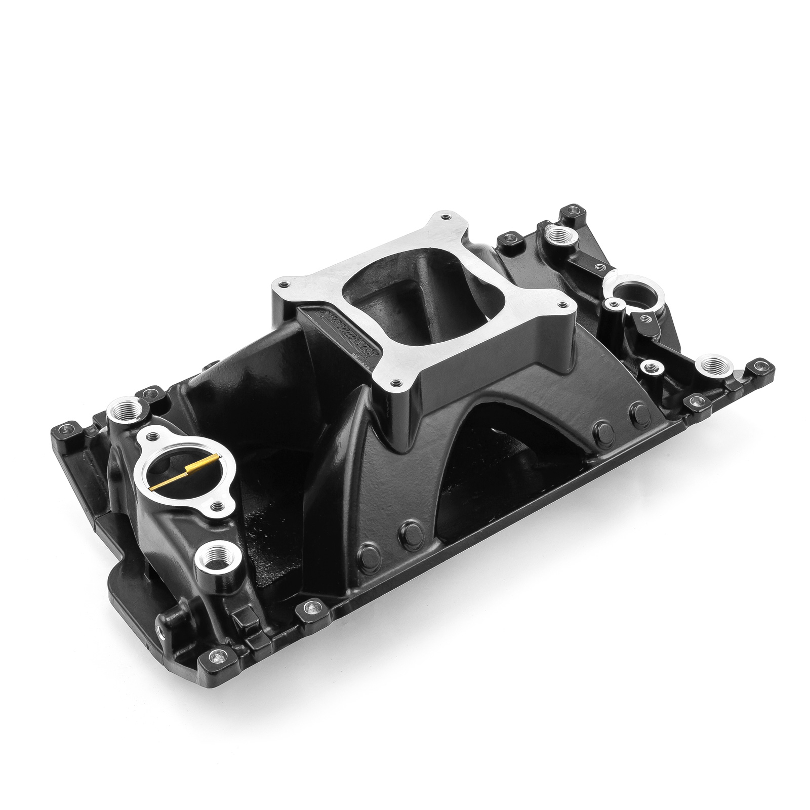 Chevy SBC 350 Vortec HiRise Aluminum Intake Manifold [Black]