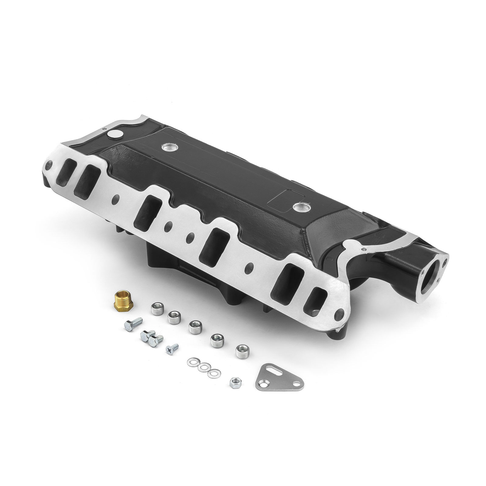 Speedmaster® 1-147-051 Ford SB 260 289 302 Windsor MID-AIR™ MidRise Aluminum Intake Manifold [Black]