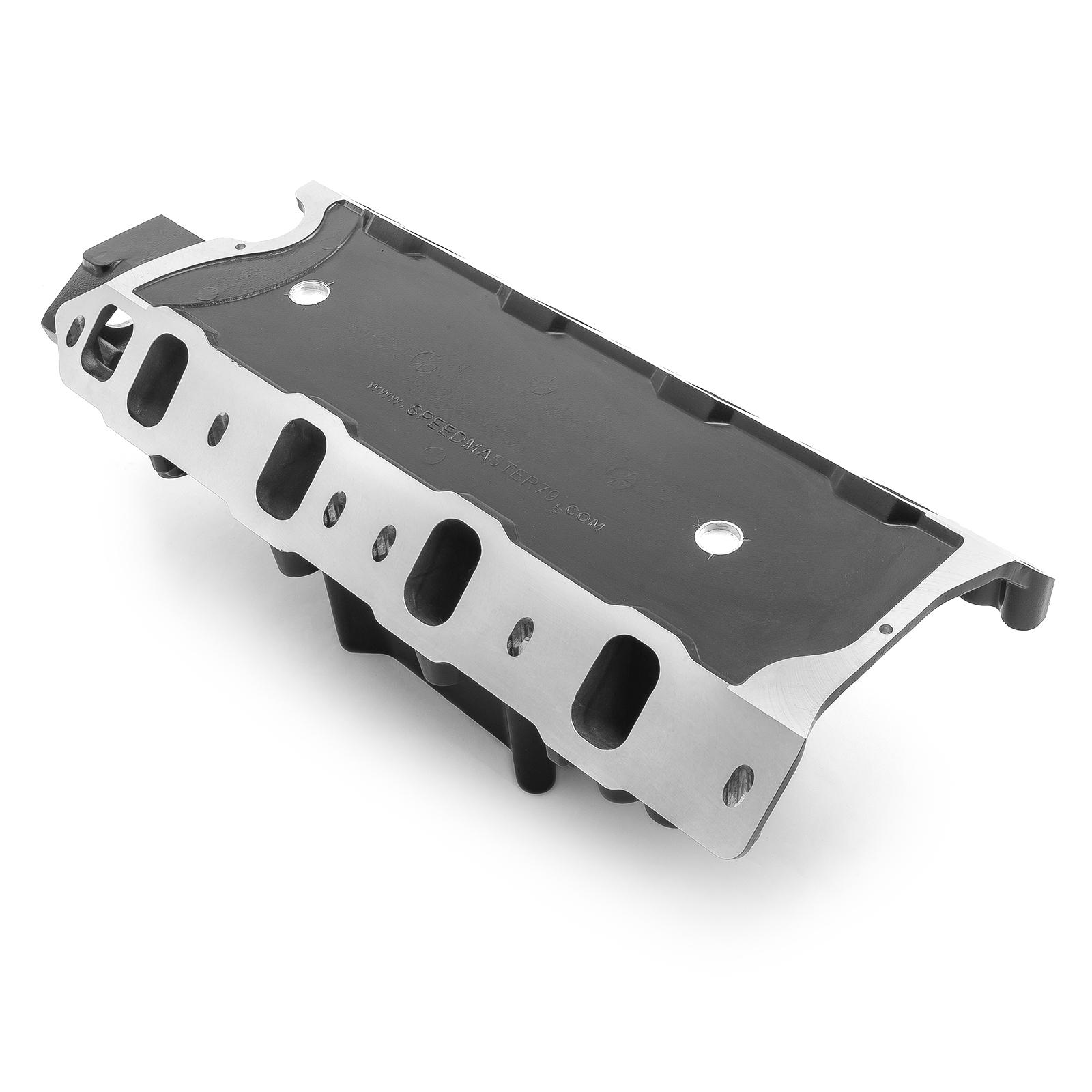 Speedmaster® 1-147-060 Ford SB 260 289 302 Windsor Parker-Style HiRise Aluminum Intake Manifold [Black]
