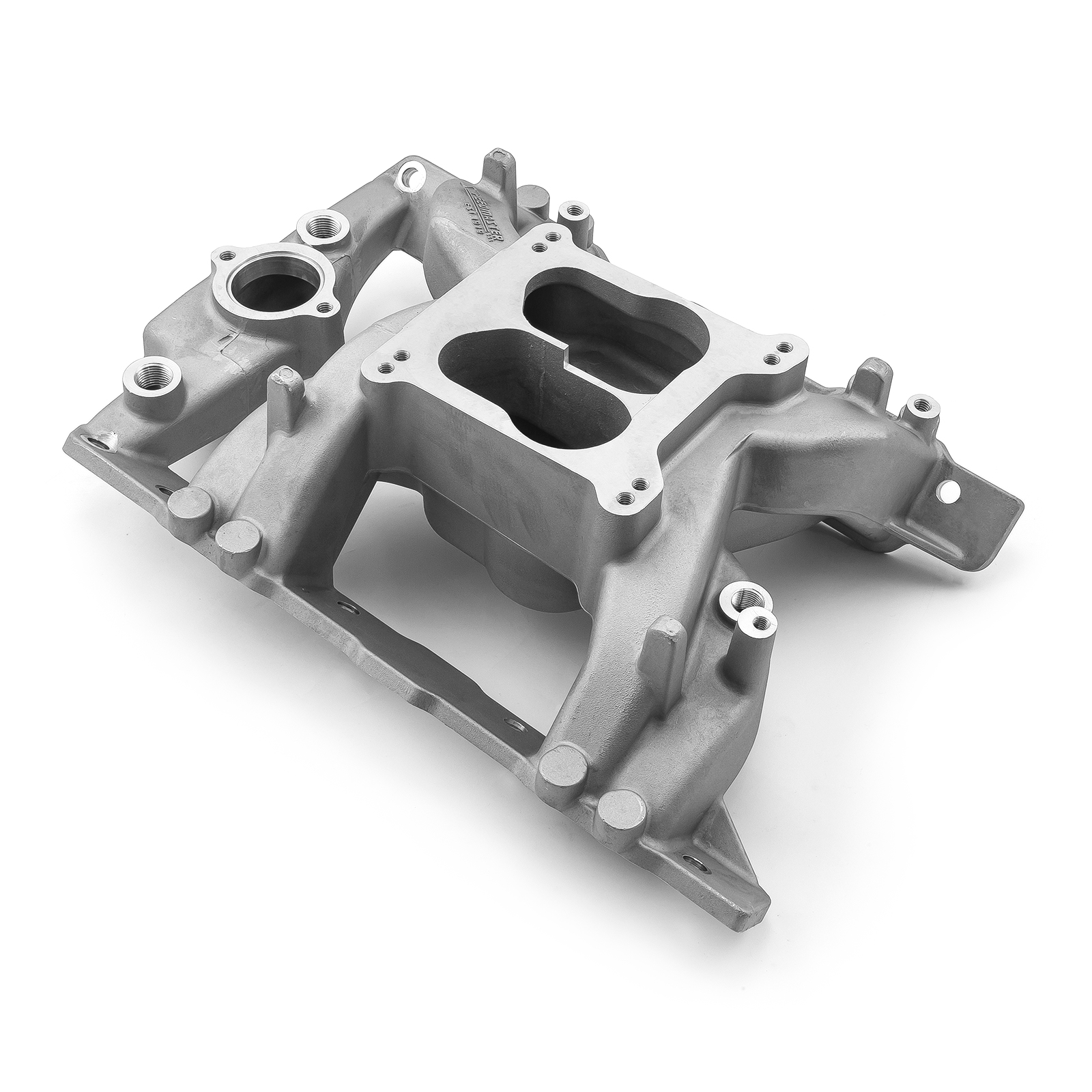 Speedmaster® 1-147-073 Pontiac 326 350 389 400 428 455 MID-AIR™ MidRise Aluminum Intake Manifold [Satin]