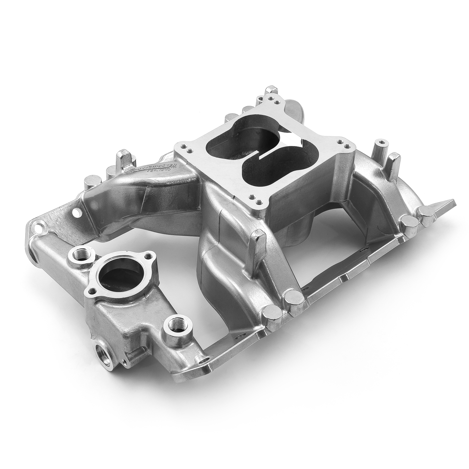 Speedmaster® 1-147-074 Pontiac 326 350 389 400 428 455 MID-AIR™ MidRise Aluminum Intake Manifold [Polished]