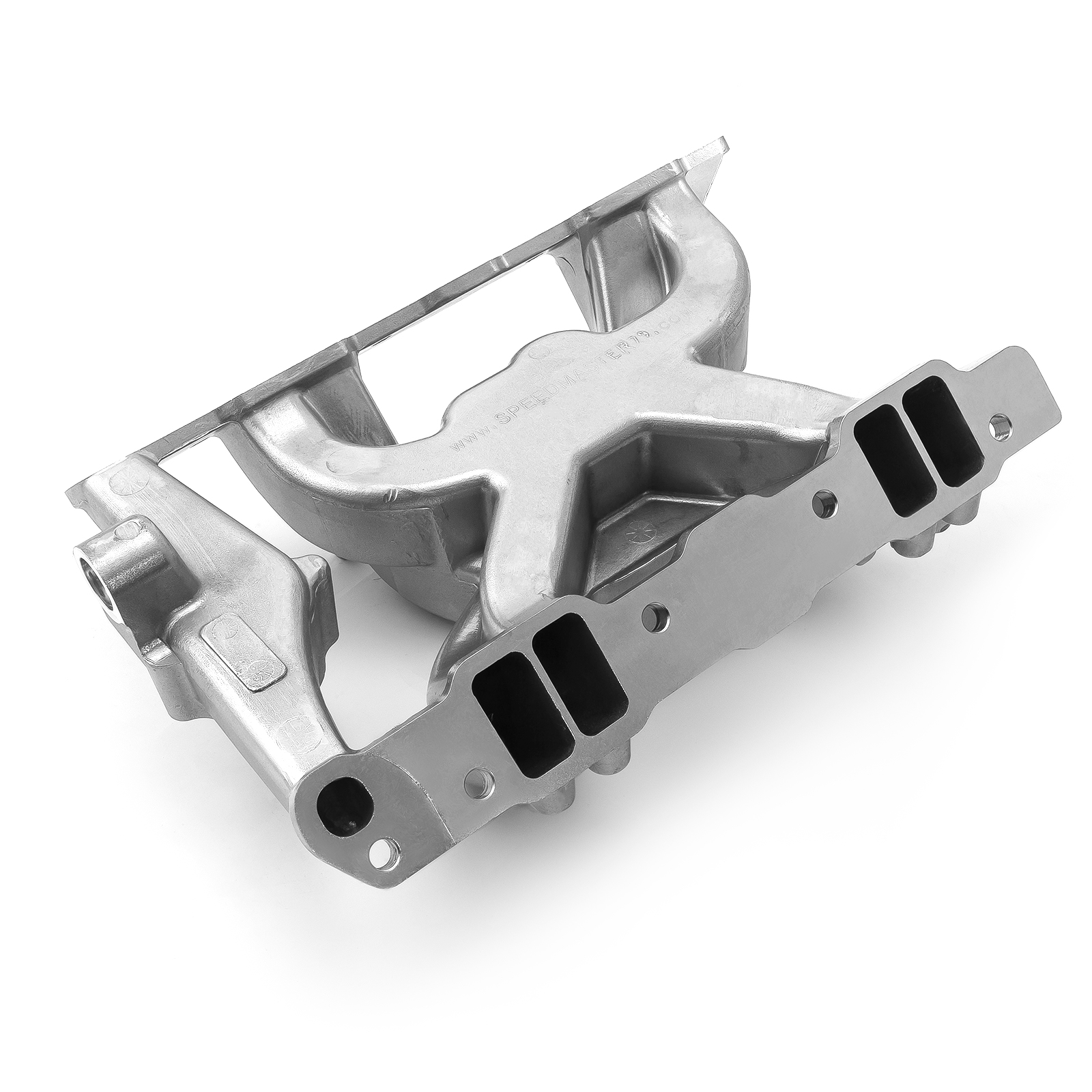 Speedmaster® 1-147-074 Pontiac 326 350 389 400 428 455 MID-AIR™ MidRise Aluminum Intake Manifold [Polished]