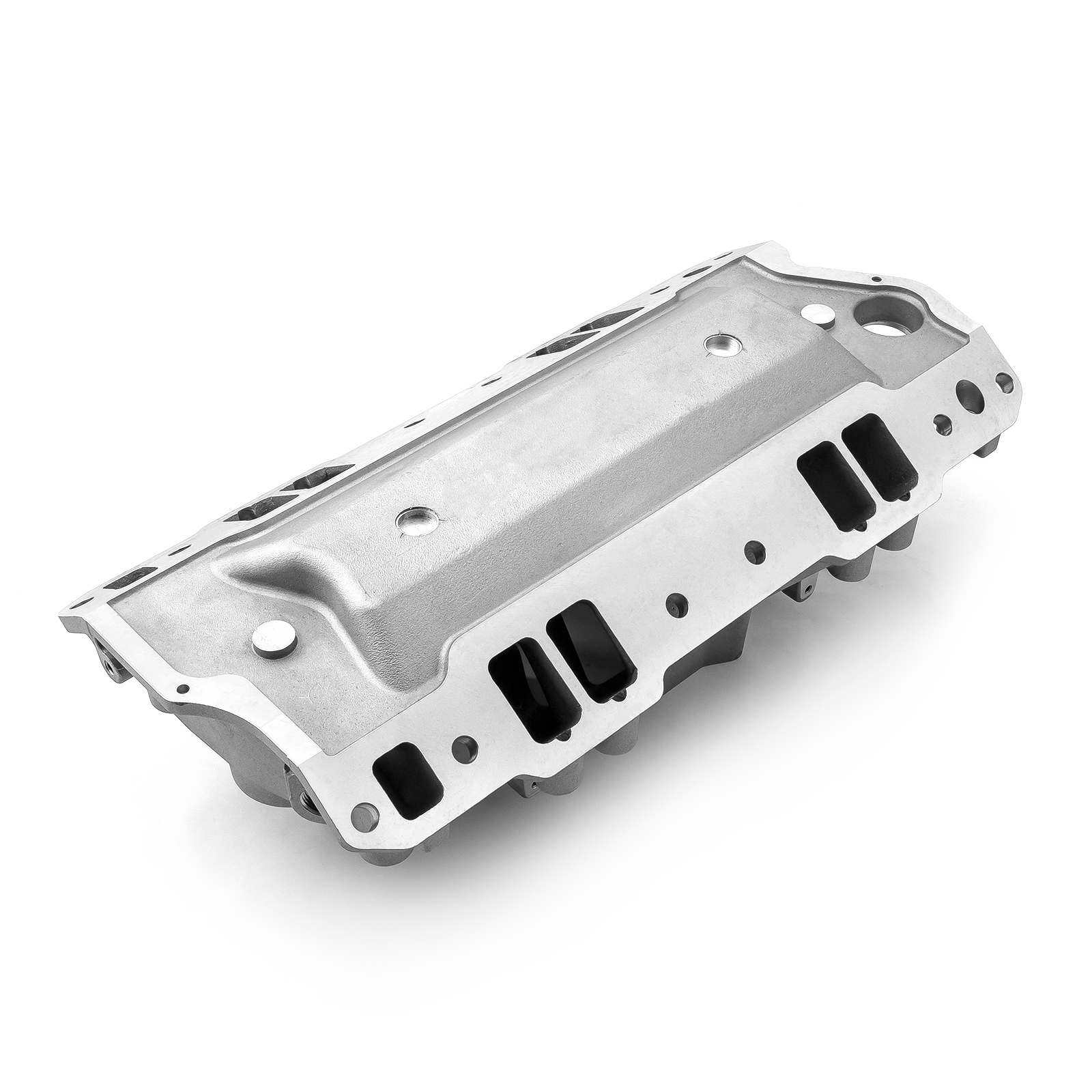 Speedmaster® 1-147-082 Chevy SBC 350 EFI 1957-95 Inj Ports HiRise Aluminum Intake Manifold [Satin]