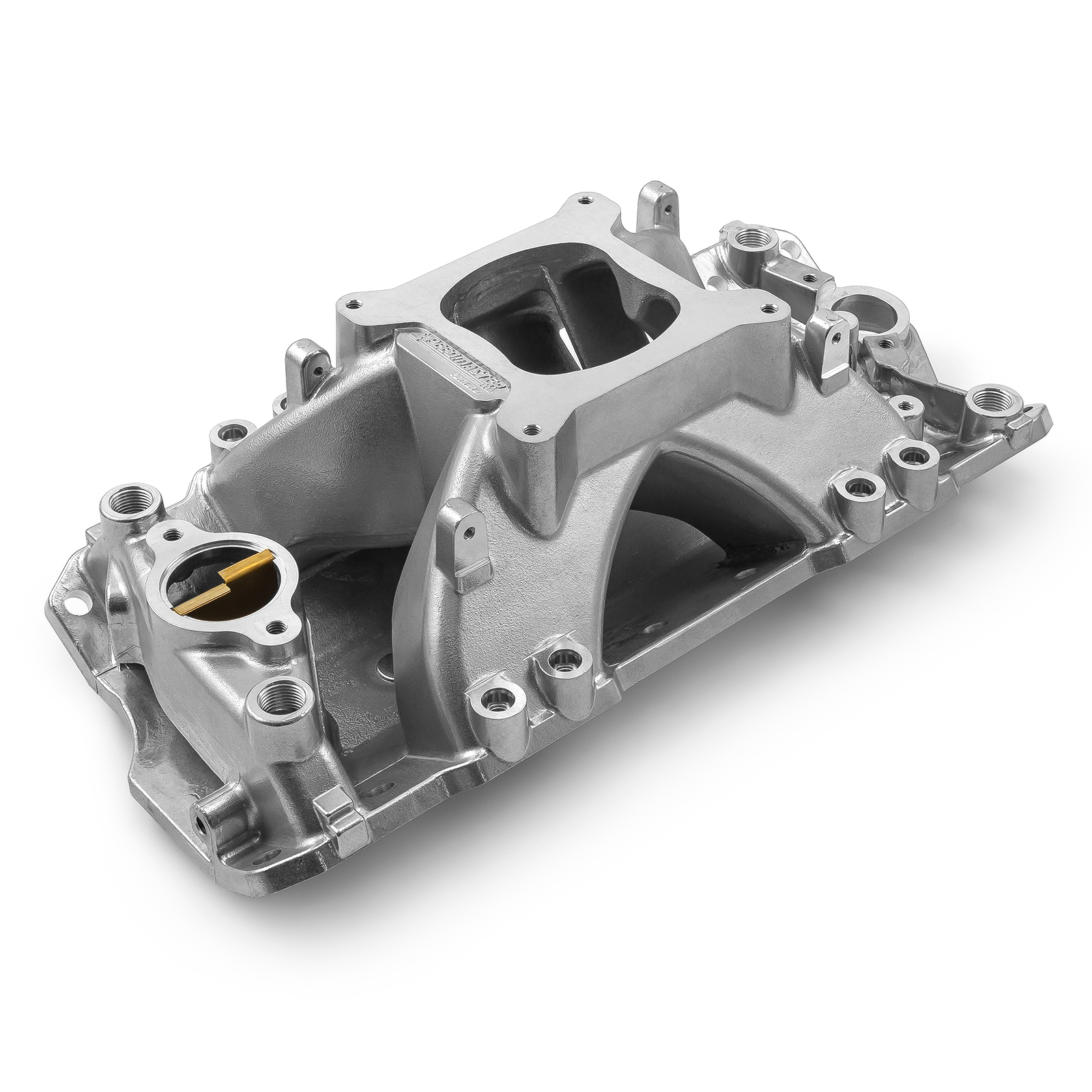 Speedmaster® 1-147-083 Chevy SBC 350 EFI 1957-95 Inj Ports HiRise Aluminum Intake Manifold [Polished]